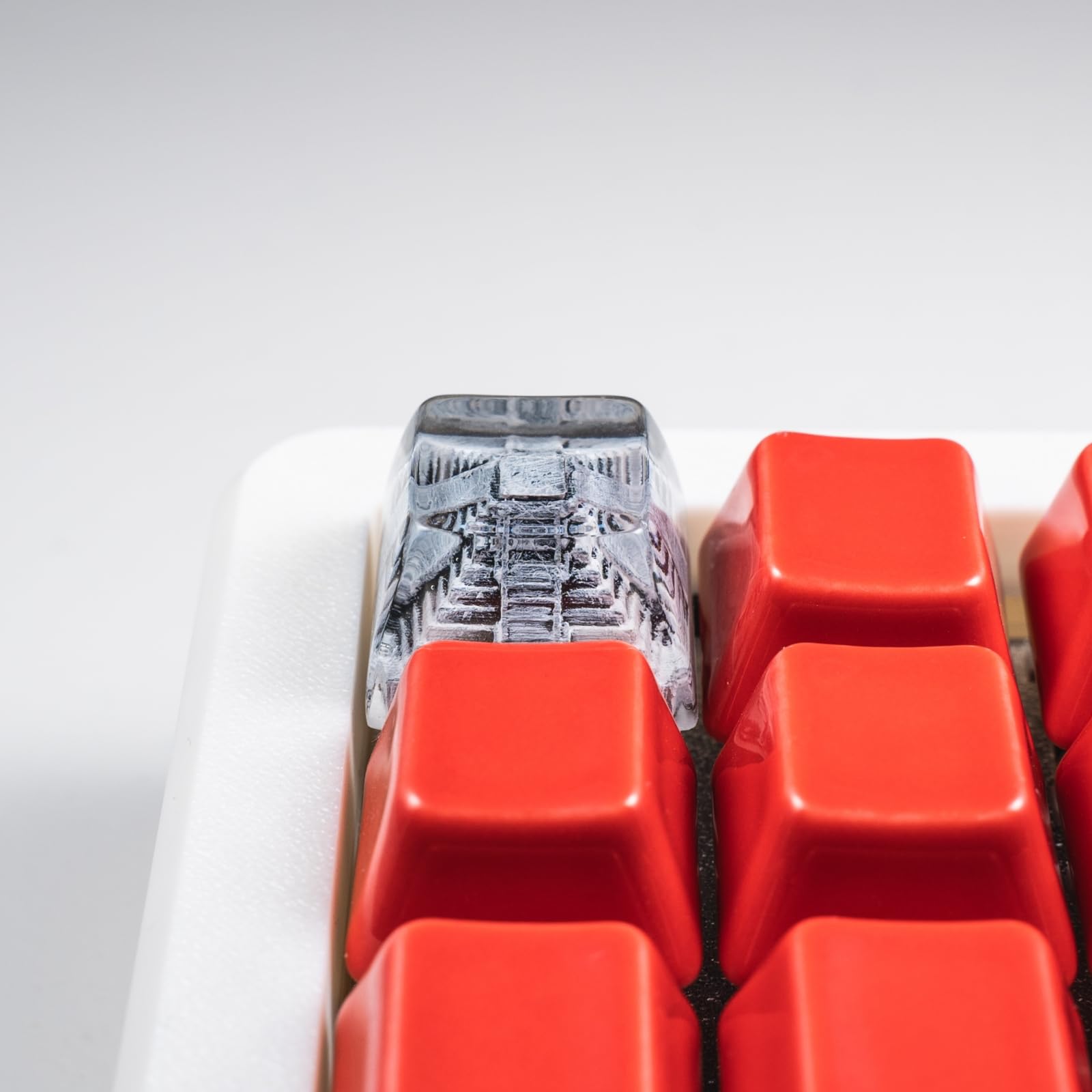 Artisan Keycaps Famous Landscape Series Resin Esc Keycap For Mechanical Keyboard (Snow Relics Oem Profile)