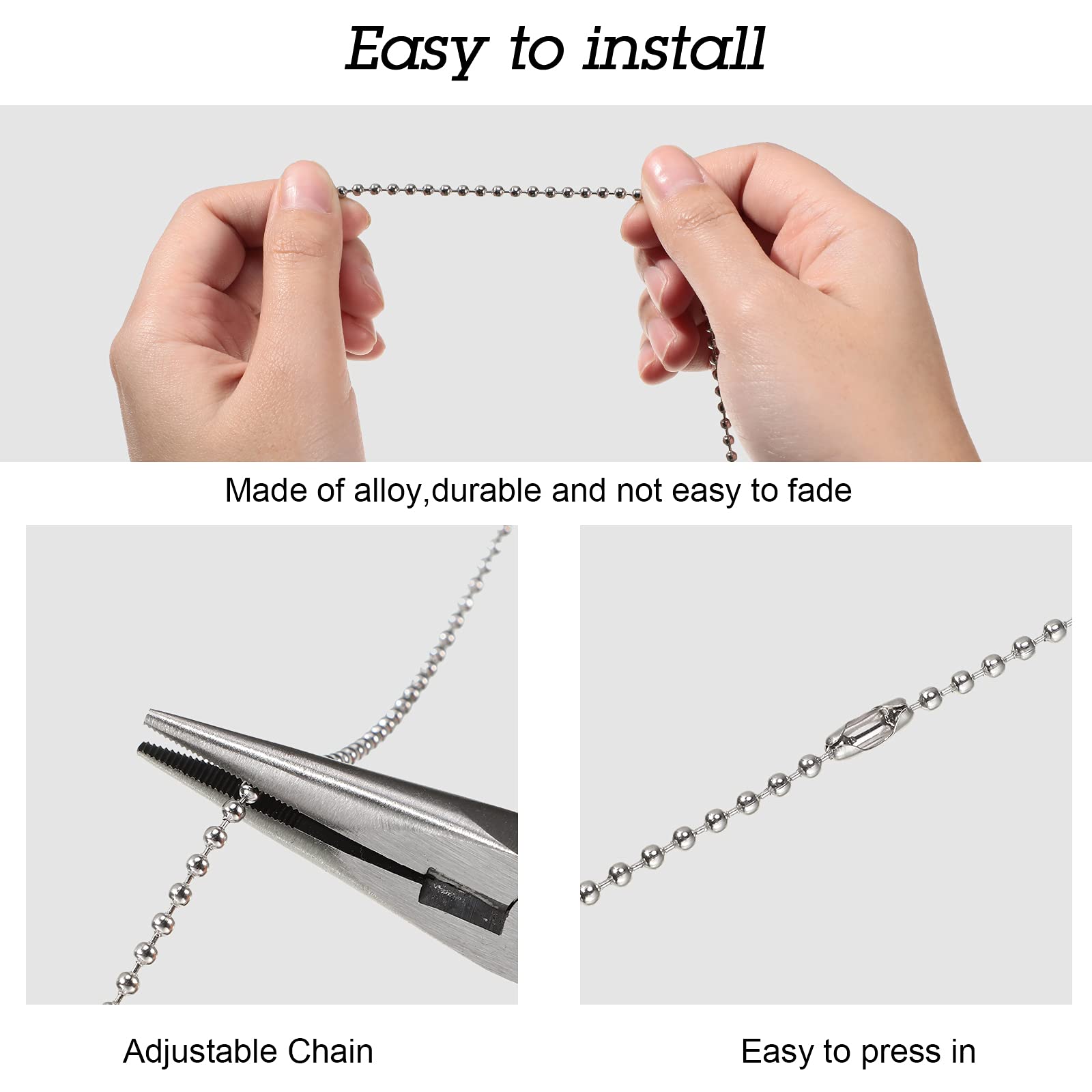 4 Pieces Crystal Ceiling Fan Pull Chain Decorative Rainbow Light Pull Chain Extension 20 Inch Ceiling Fan Chain Ornament With Ba