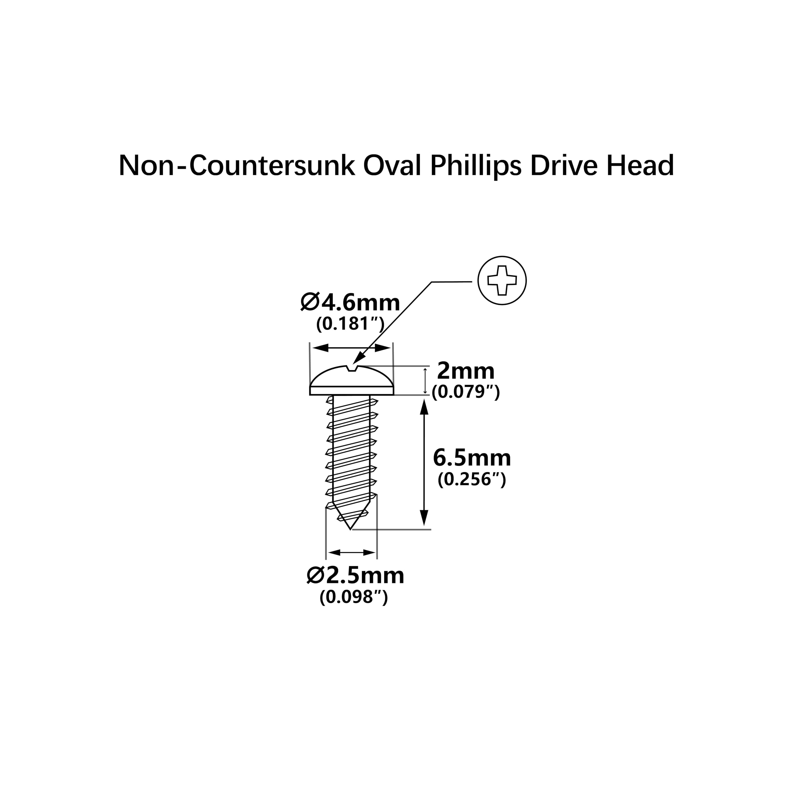 Banworks Stainless Steel American #3 X 1/4 Guitar Truss Rod Cover Screws Bell Shaped Truss Rod Cover Screws For Usa Gibson Les P