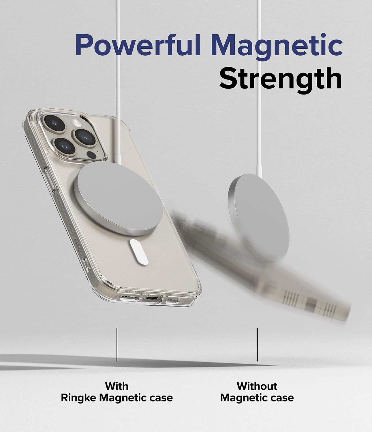 Ringke Fusion Magnetic Compatible With Magsafe] Designed For Iphone 15 Pro Case, Anti Fingerprint Scratch Resistant Shockproof B