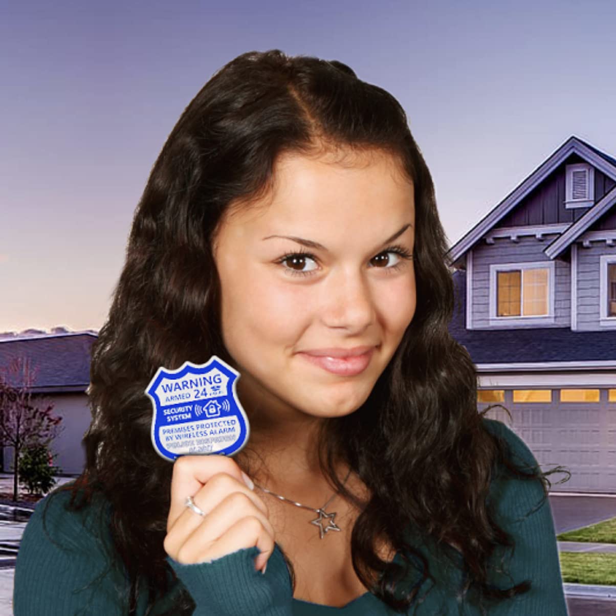 Psyfer (Fade Free) 12 Pack   Security Camera & Alarm Outdoor Uv Waterproof Stickers [Made In Usa]