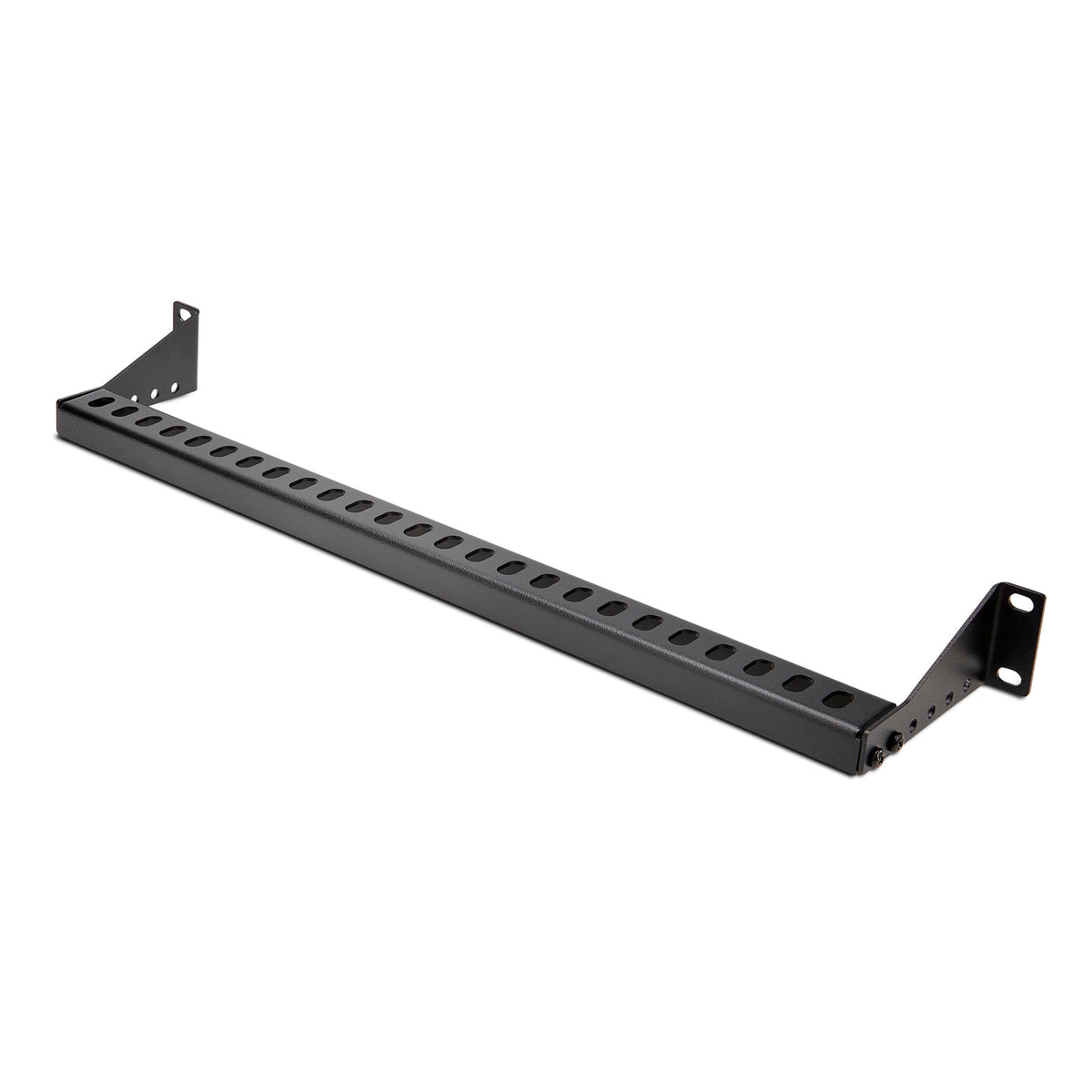 StarTech.com 1U Rack Mountable Cable Lacing Bar w/Adjustable Depth, Cable Support Guide for Organized 19' Racks/Cabinets, Horizontal Cable Guide for Patch Panels/Switches/PDUs (12S-Cable-Lacing-BAR)