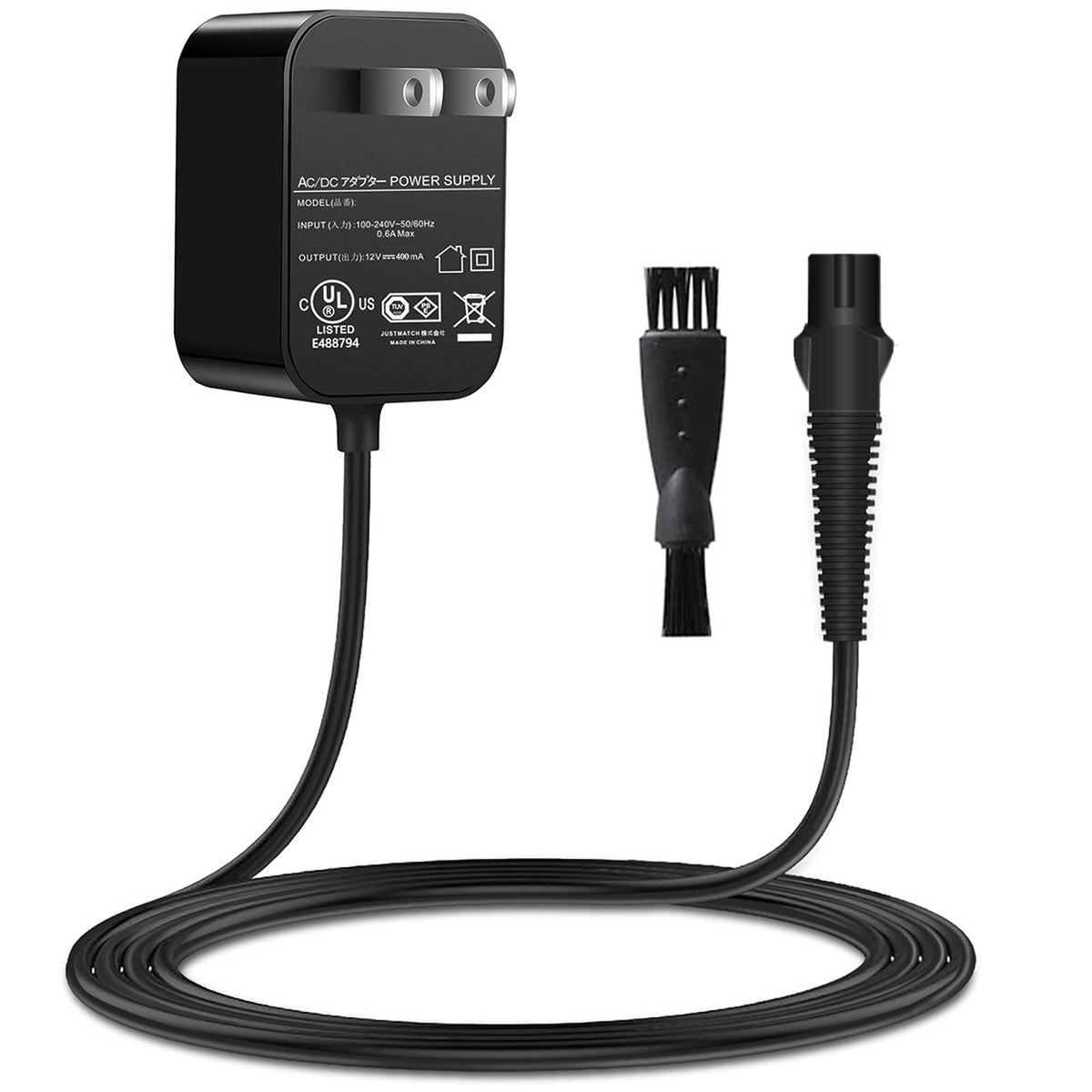 Charger Replacement For Braun Charger,12V Power Cord Compatible With Braun Shaver Series 3//7/5/1/9,Razor 3040S 310S 340S,5190Cc