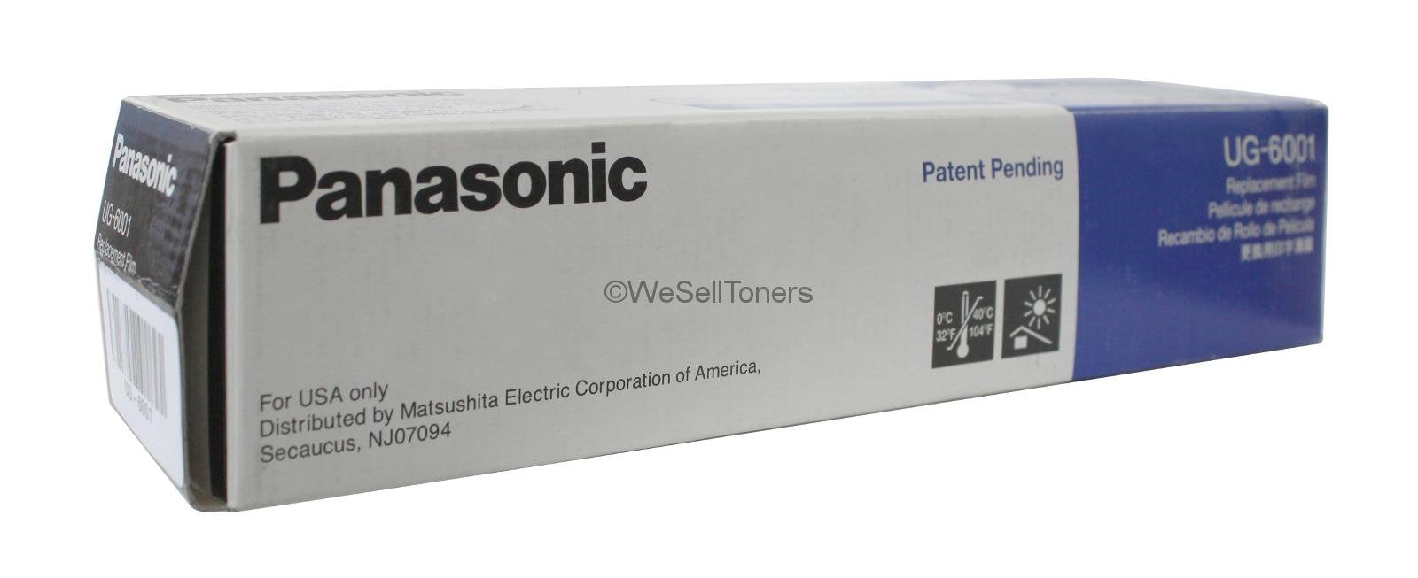 Panasonic Ug6001 Thermal Transfer Replacement Film Roll,White