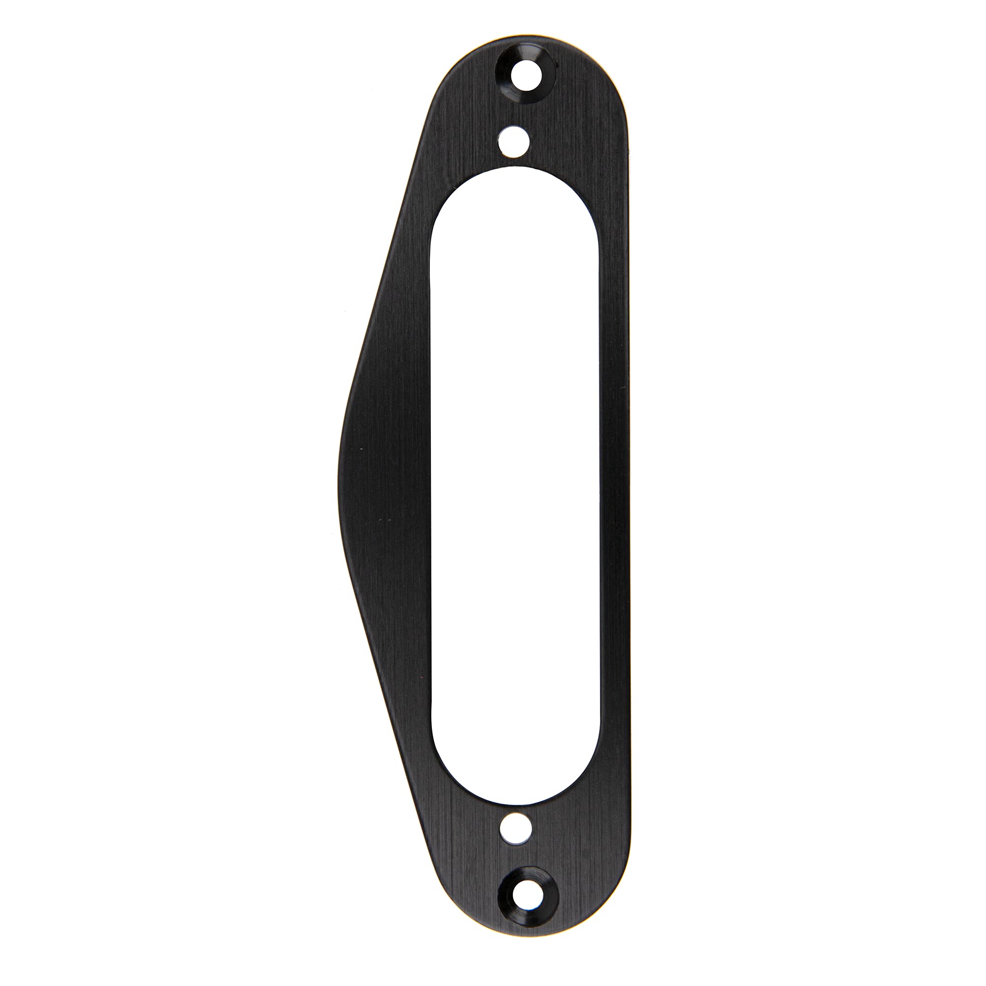 1Pcs Yootones Metal Guitar Single Coil Pickup Mounting Ring With Screws Compatible With Fender Stratocaster Strat Guitar (Black)