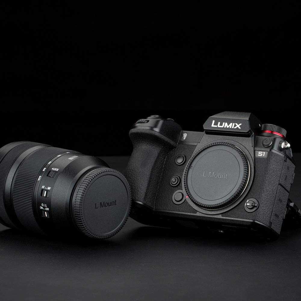 (2 Packs) Body Cap And Rear Lens Cap Kit For Leica L Mount Cameras And Leica L Mount Lens, Fit Panasonic S5Ii Dc S5M2 S1 S1R S1H