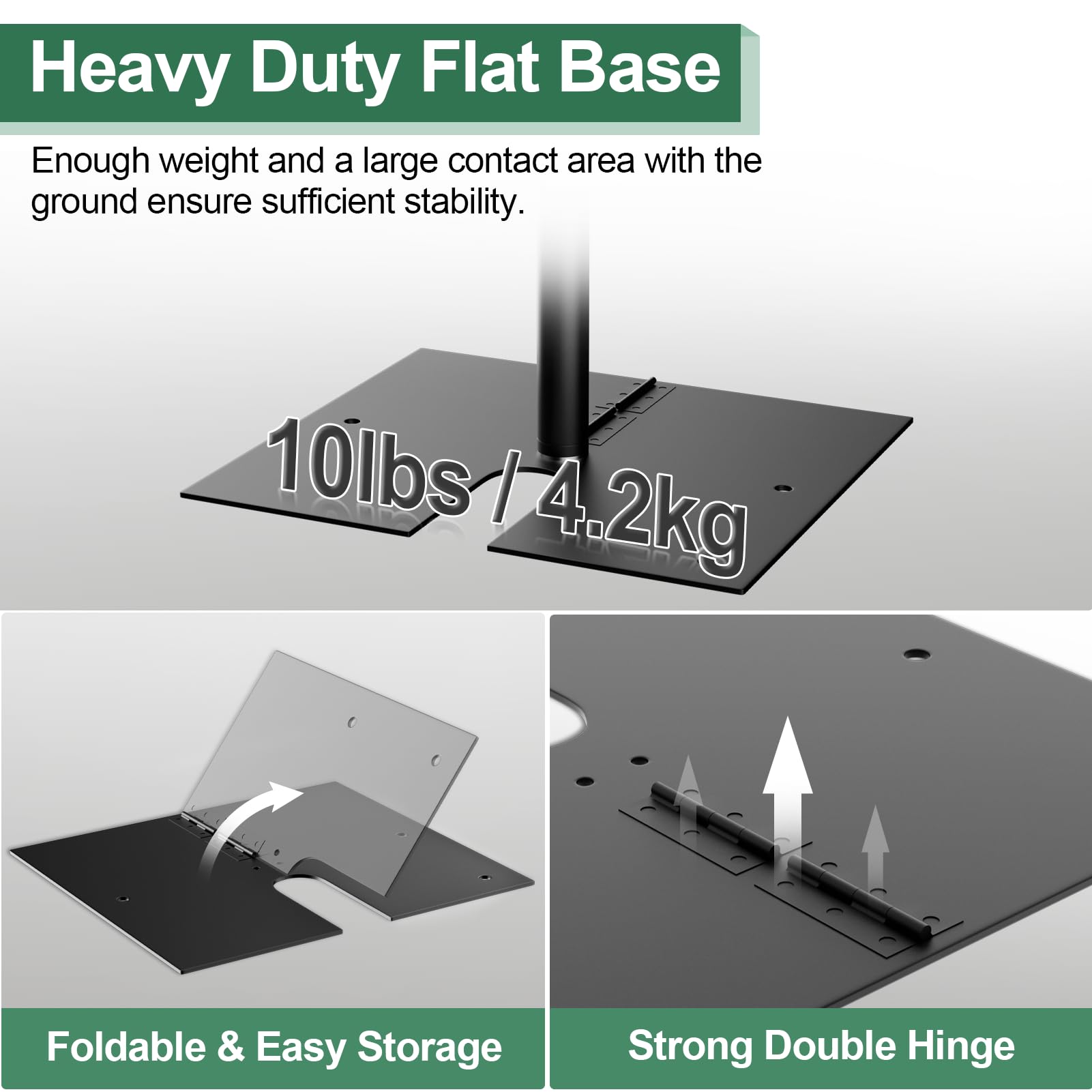 Qoolfoto Heavy Duty Backdrop Stand, 8.5Ft X 10Ft Pipe And Drape Backdrop Stand Kit With Metal Flat Base, Adjustable Background S