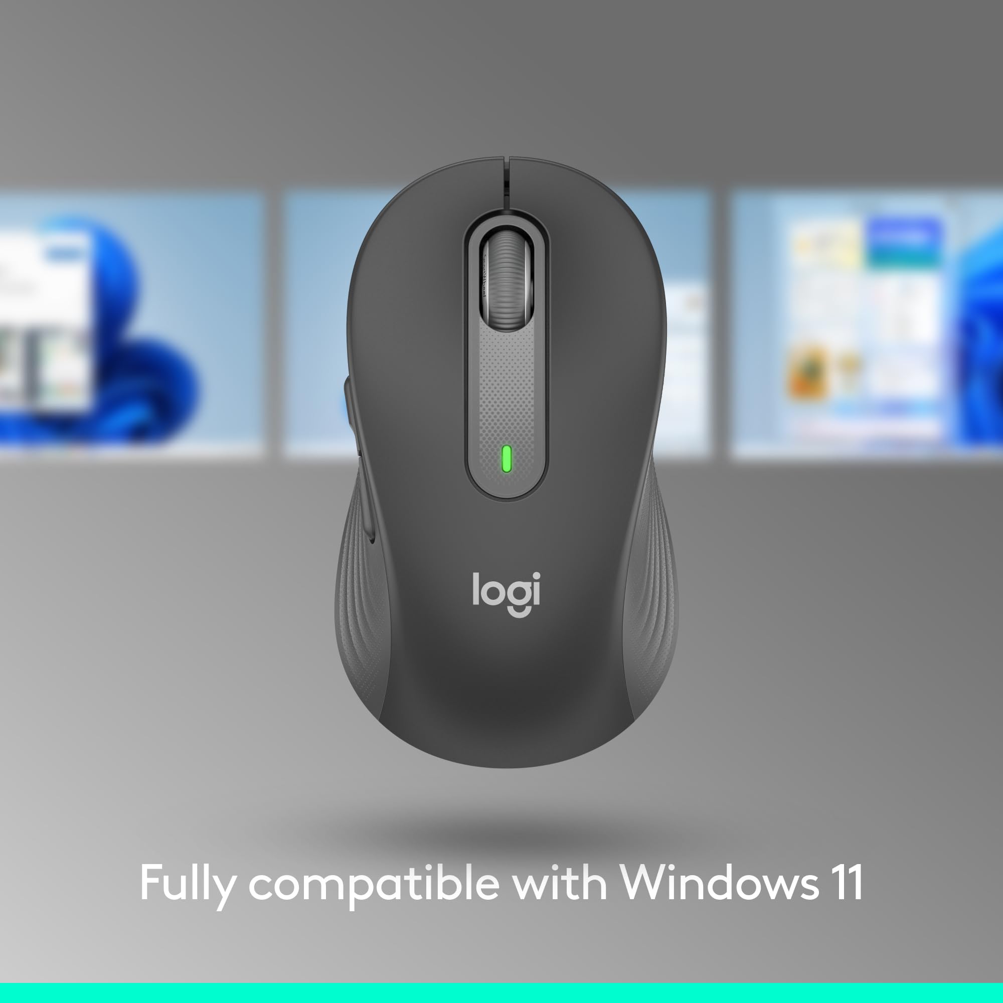 Logitech Signature M650 L For Business Wireless Mouse, For Large Sized Hands, Logi Bolt, Bluetooth, Smartwheel - Graphite