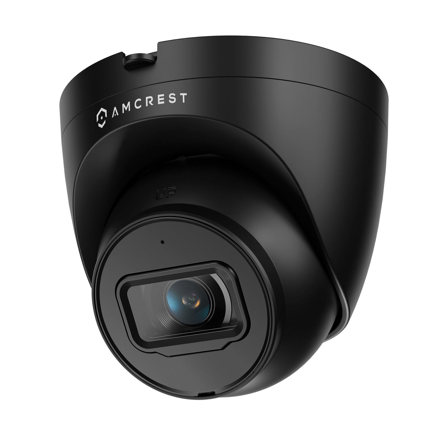 Amcrest 5MP Turret POE Camera, UltraHD Outdoor IP Camera POE with Mic/Audio, 5-Megapixel Security Surveillance Cameras, 98ft Nig