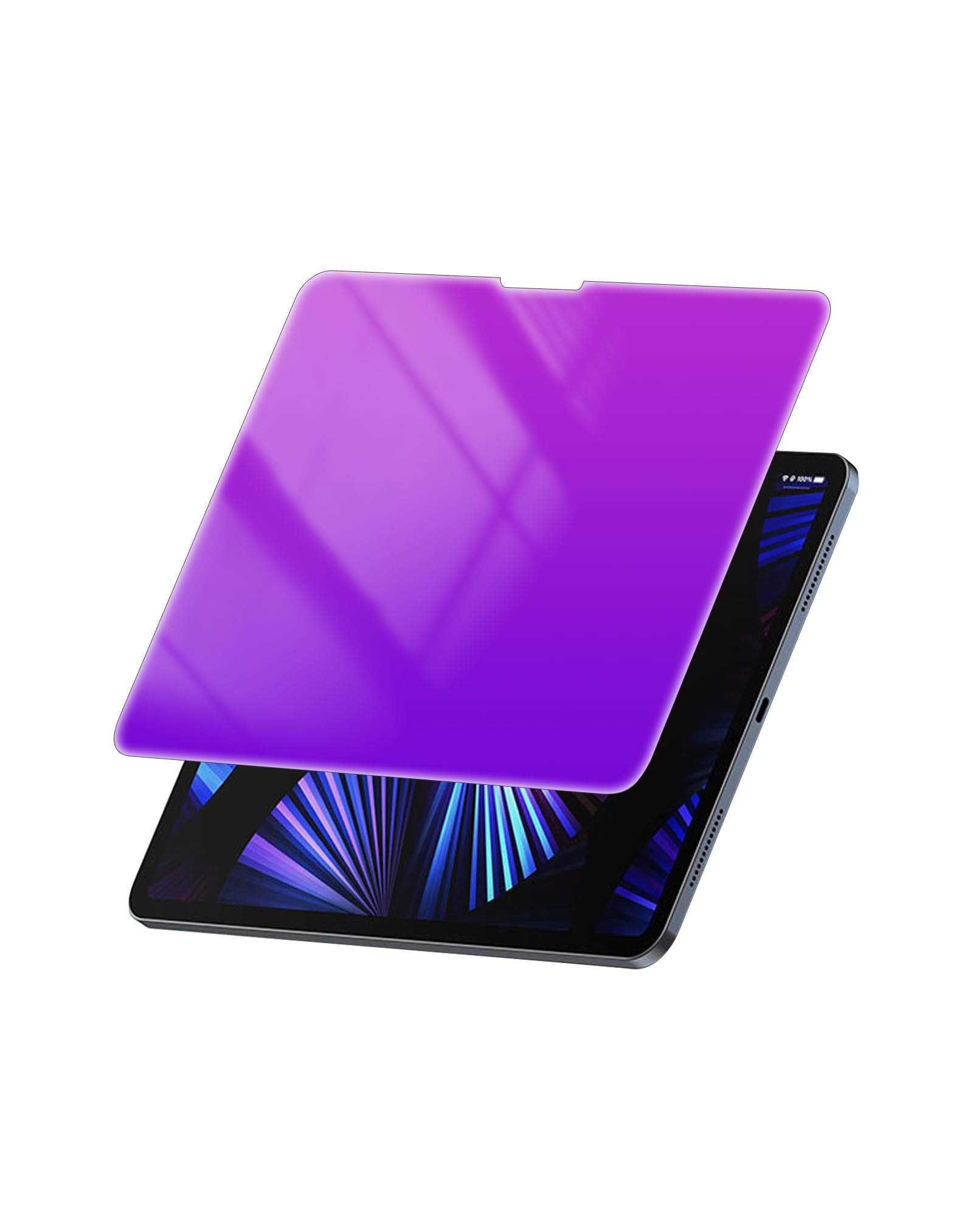 Gradient Privacy Screen Protector For Ipad Pro 7Th/Air 6Th Generation (13 Inch, 2024) Tempered Glass For Ipad Pro 7 Gen/Air 6 Ge