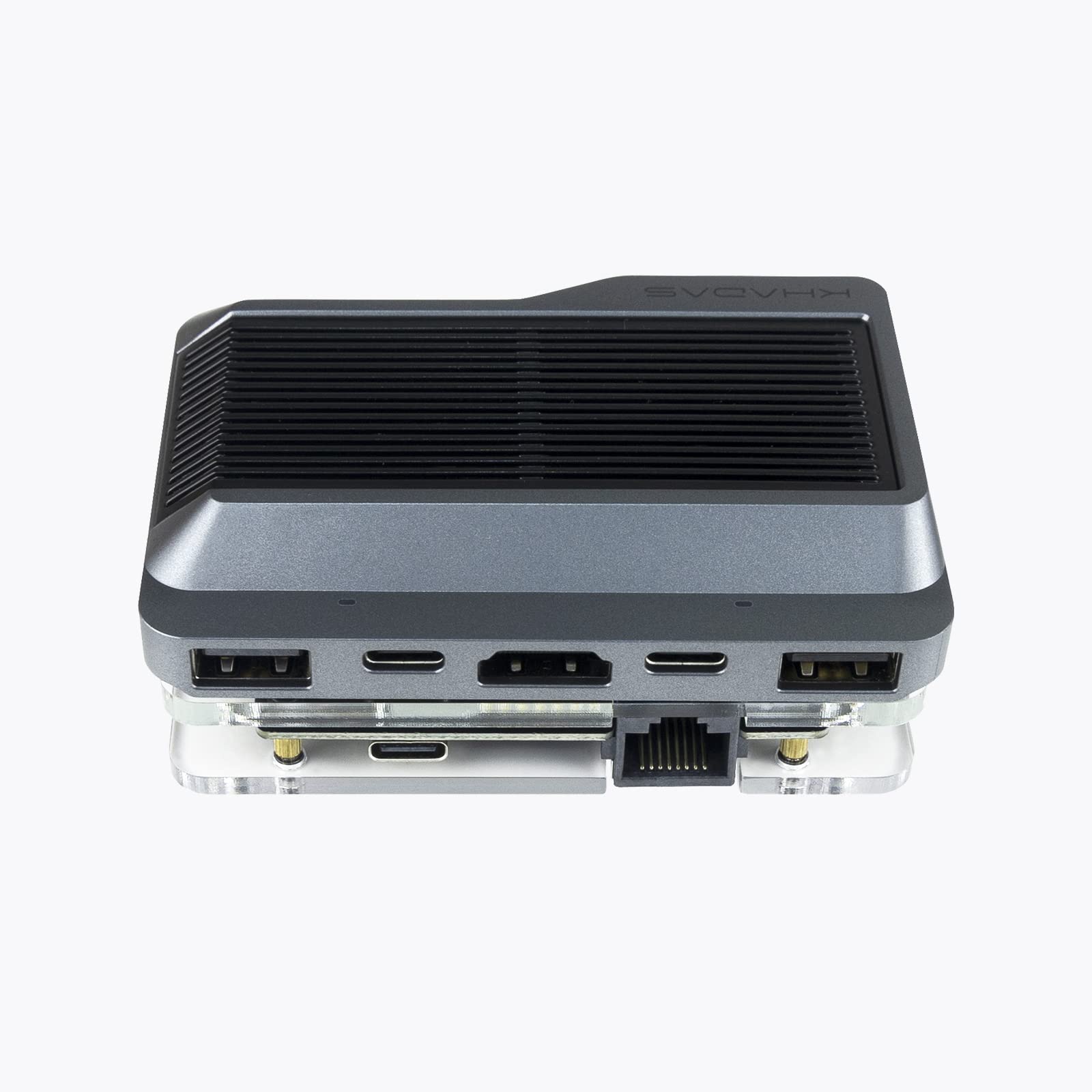 Khadas Edge2 Station Extension Board For Edge2 Single Board Computer With 10/100M Ethernet Port, Usb-C Port, 3.5Mm Headphone Jac