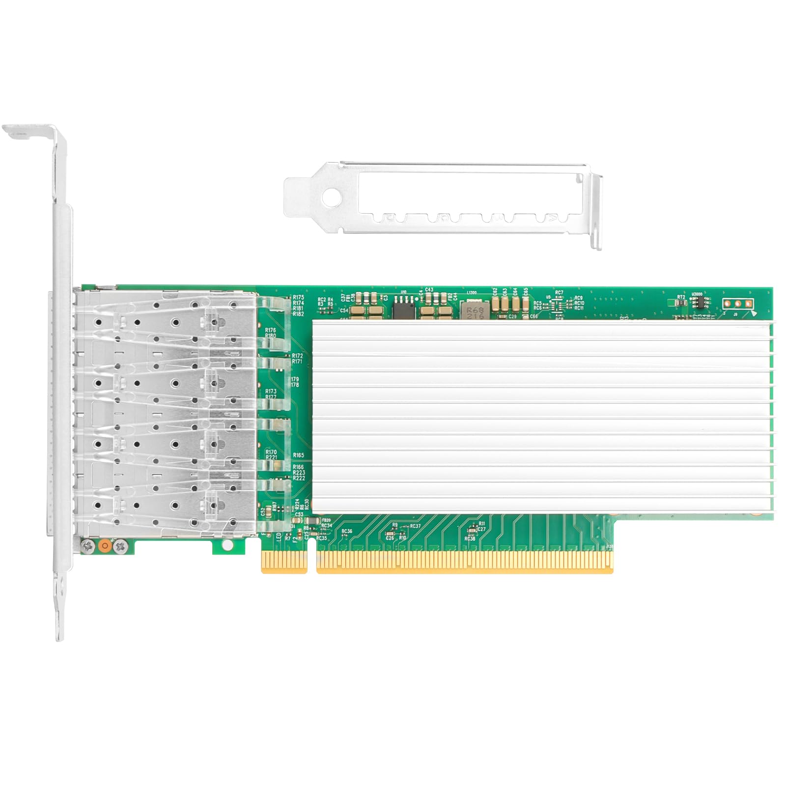 25Gb Network Card With E810 Cam1 Chip, Quad Sfp28 Ports Pci Express Ethernet Network Adapter Support Rdma, Uefi, Compare To E810