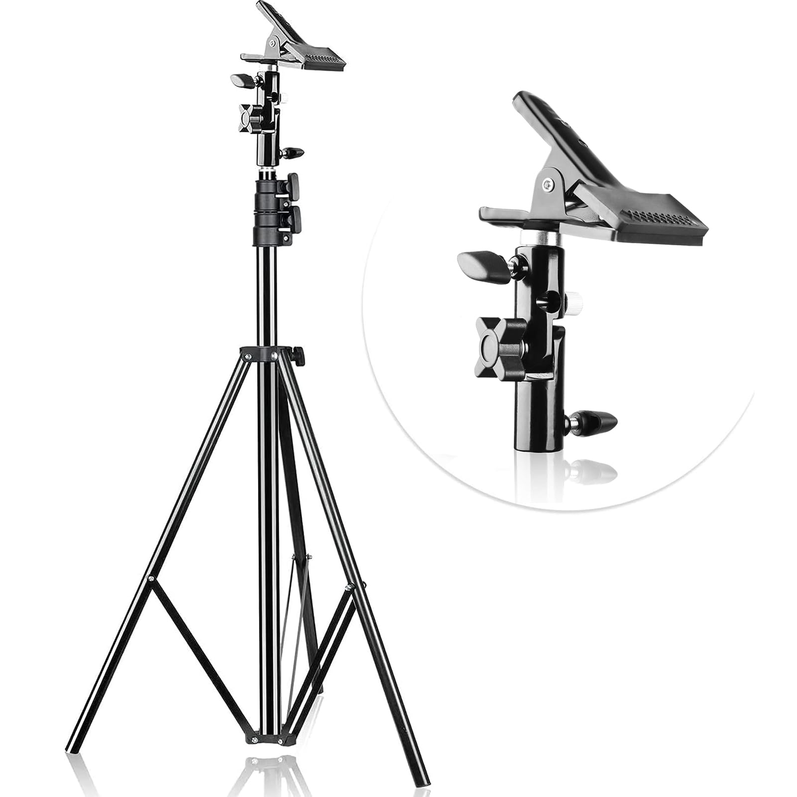 Emart 8.5Ft Photography Green Screen Background Reflector Light Stand With 5/8'' Heavy Duty Clamp Reflector Holder, For Reflecto