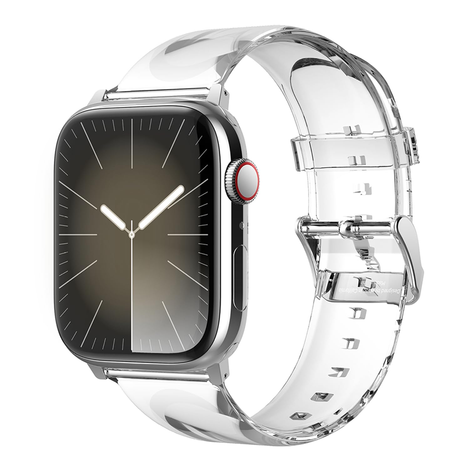elago Clear Band Compatible with Apple Watch Band Ultra3/Ultra2/Ultra/SE3/SE2/SE1/11/10/9/8/7/6/5/4/3/2/1 38mm 40mm 41mm 42mm 44