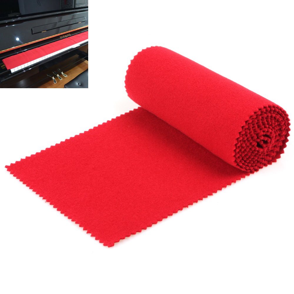 The Best Dealoriglam Red Soft Piano Keyboard Dust Cover, 88 Keys Protective Dust Cover Key Cover For Electronic Keyboard, Digita