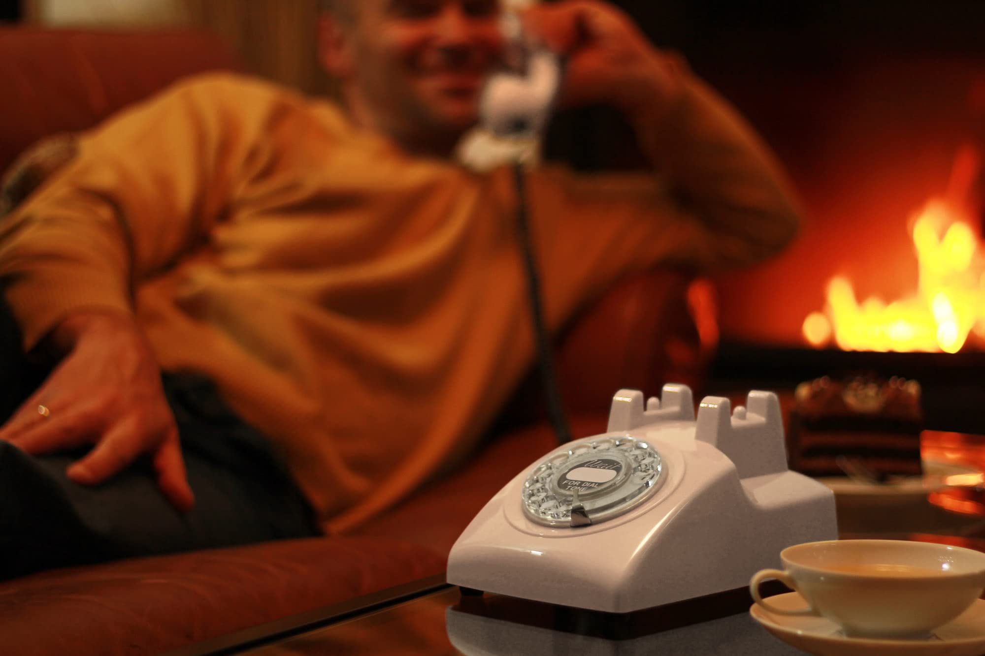 The Original 60S Cable From Opis, Germany: 1960S 1970S Phone/Rotary Phone/Retro Phone/Old School Phone/Rotary Dial Phone/Telefon