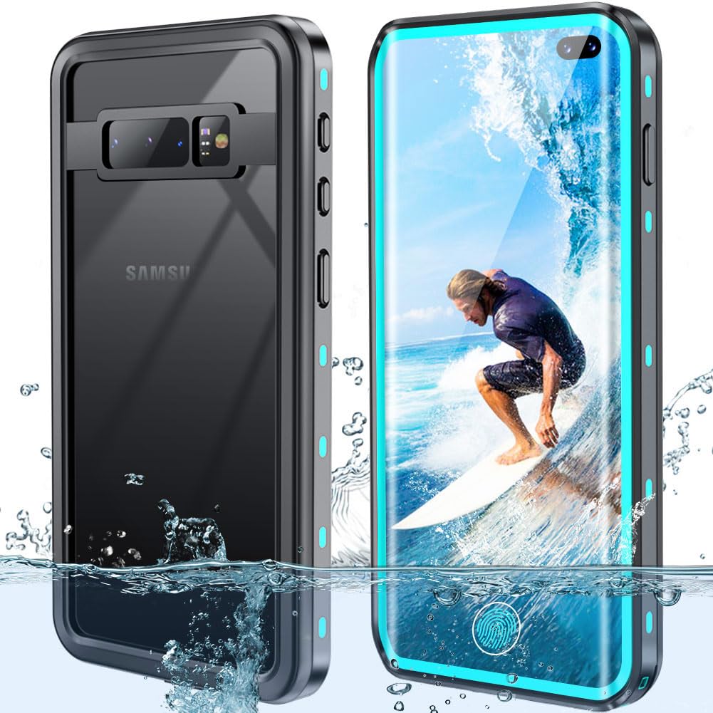 Effun Waterproof Case For Galaxy S10 Plus Waterproof Case For Samsung Galaxy S10 Plus Waterproof Case 6.4 In, Ip68 Full Sealed B