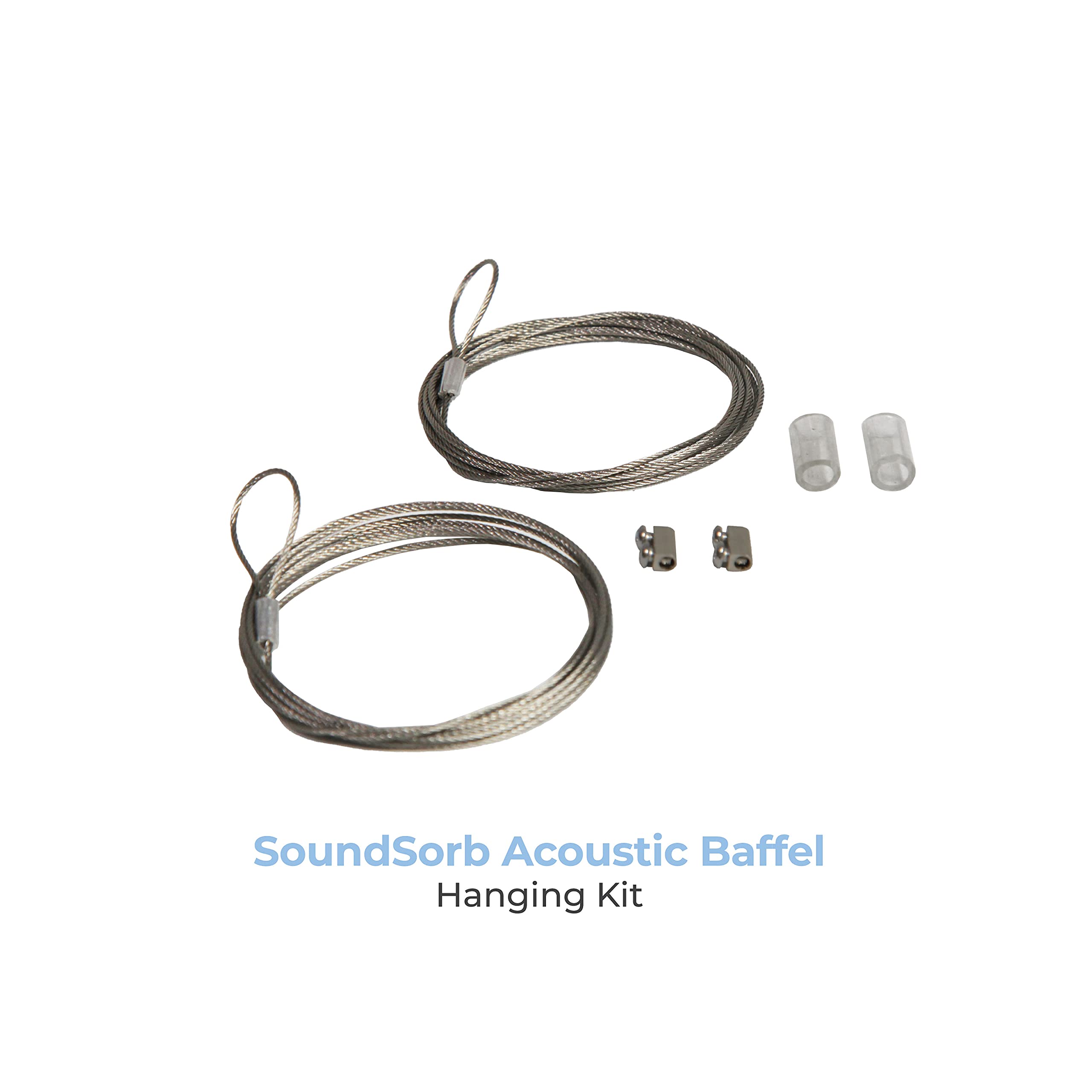 Versare Hanging Soundsorb Acoustic Baffles | Sound Dampening Material | Ceiling Hung | Modern Design | 48'' X 24'' Beige Soundso