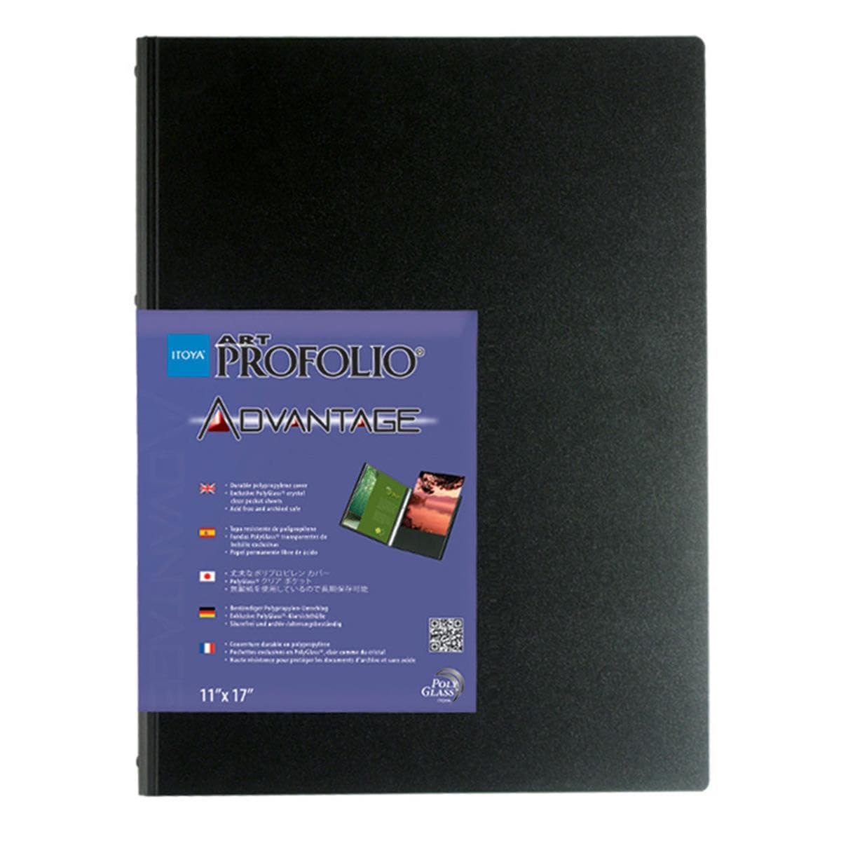 Profolio By Itoya, Art Profolio Advantage, 24 Sheets Presentation Book   Landscape, 17 X 11 Inches