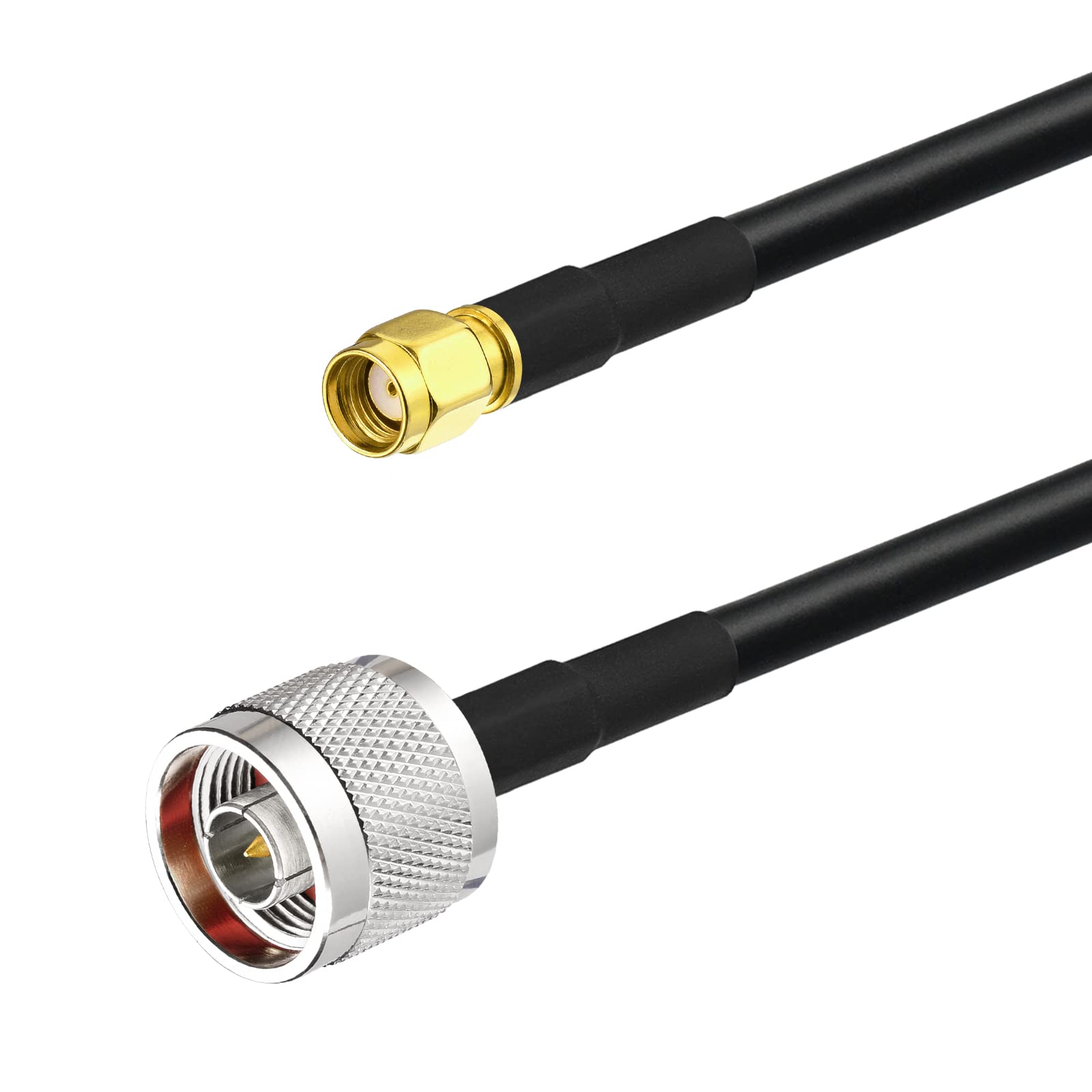 Eightwood Wifi Antenna Extension Cable 20Ft N Male To Rp Sma Male Ksr240 Low Loss Cable For Outdoor Yagi Wifi Antenna,Wifi Route