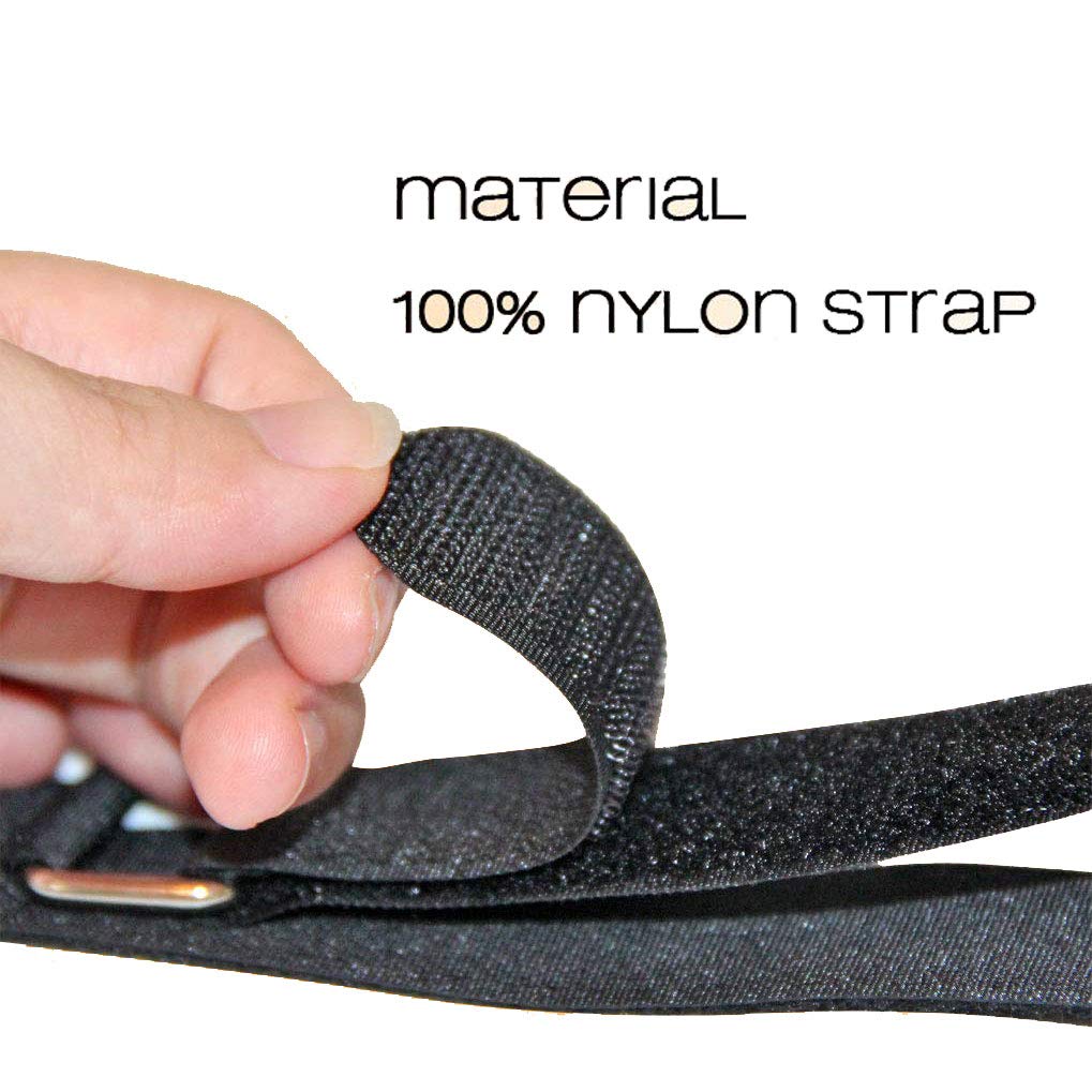 Fommen Hook And Loop Straps 10 Pack 50 Inch Straps,Reusable Cable Strap,Management Adjustable Multipurpose Hook And Loop Securin