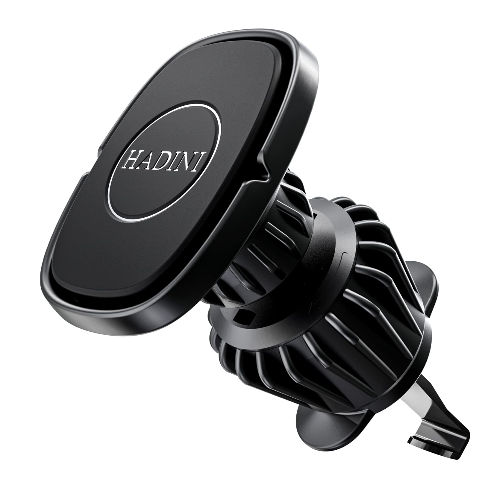 Hadini Magnetic Car Mount [Metal Hook Clip] Air Vent Phone Holder Compatible With All Smartphones