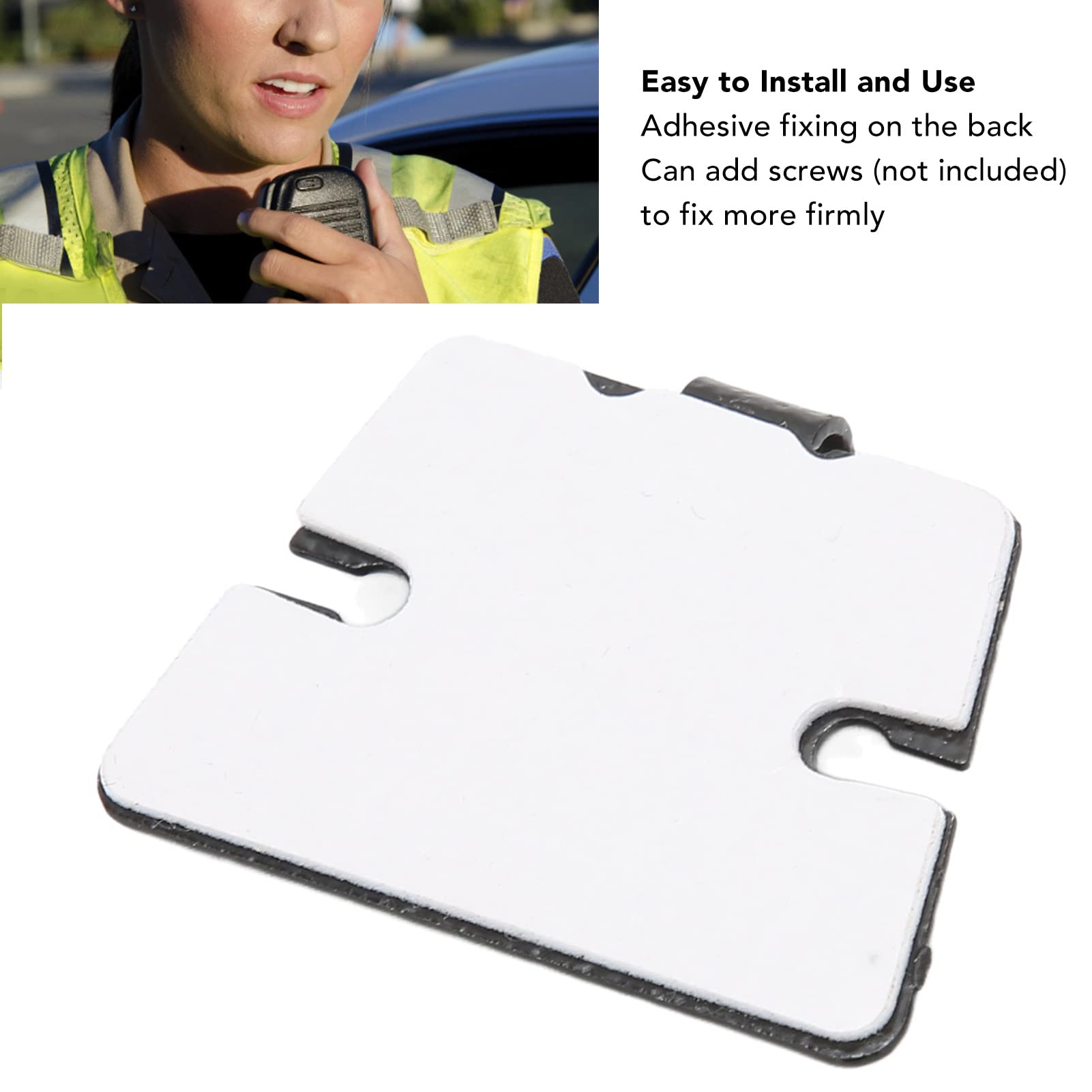 5Pcs Mic Microphone Holder Clip, Metal Car Radio Microphone Hang Up Clip Radio Mic Bracket Clamp For Icom Ic 2720H Ic 2820H, For Kenwood Tm241 Tm231, For Kt8900 8900, Etc