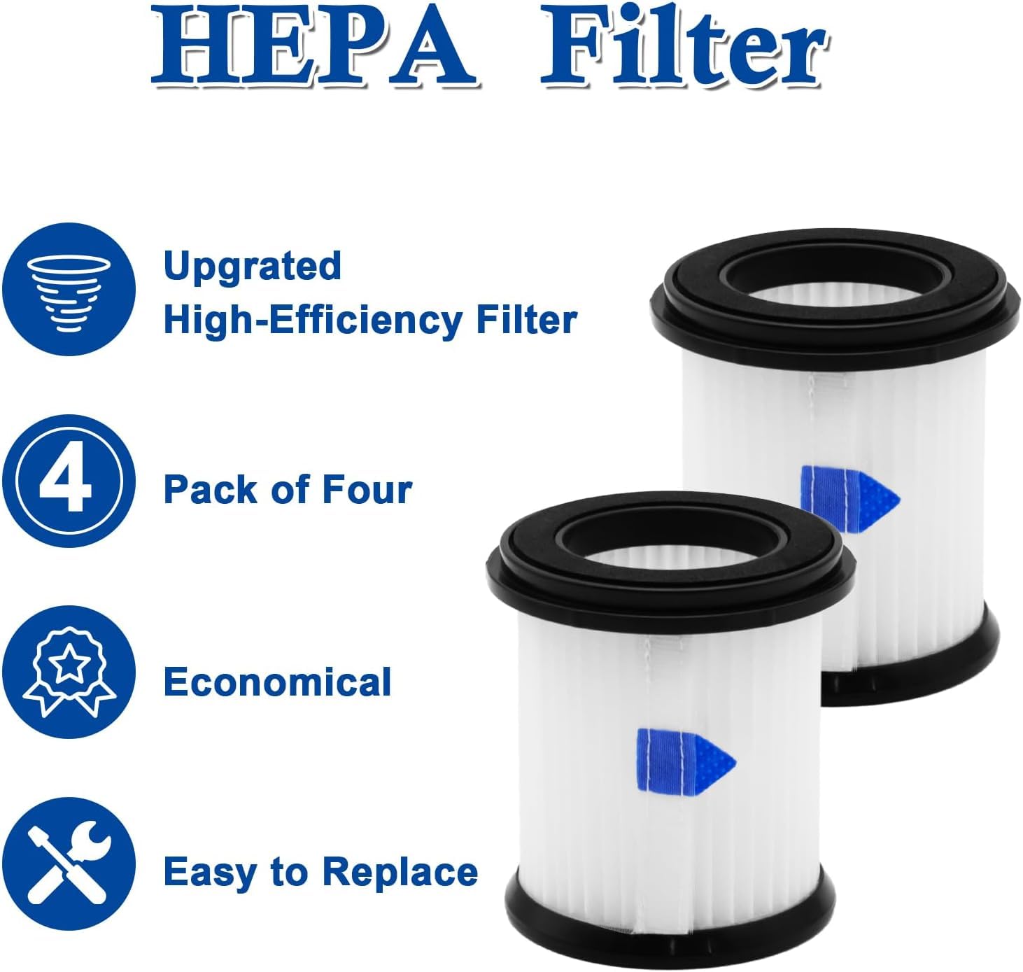 Ilovelife 6Pcs Hepa Filter With Mesh Filter Replacement For Inse N5S N5T S6T S6P Pro S610/Tma T120 T121 T151 T150 T220 T210 T181