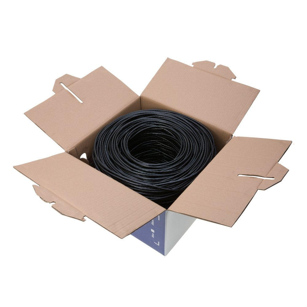 Cables Direct Online 500Ft Direct Burial Cat5E Ftp Outdoor 24 Awg Uv Resistant Cable Unshielded Copper Clad Aluminum Wire Solid