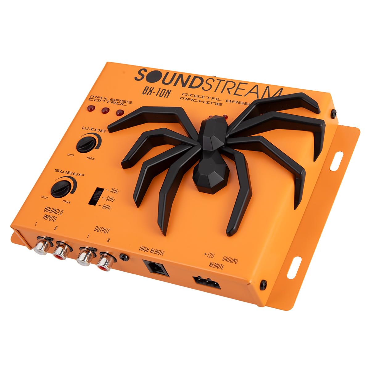 Soundstream Bx 10X | Bass Processor   Digital Sound Restoration, Maximizer And Reproducer   Car Audio Booster (Orange)