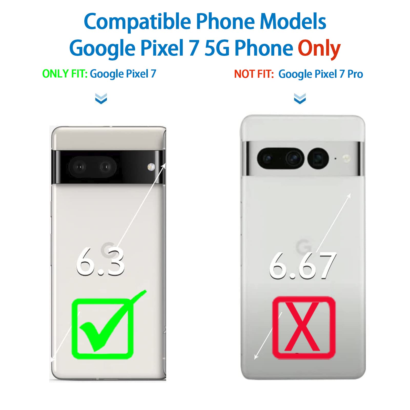 Anloes Case For Google Pixel 7 5G, Pixel 7 Phone Case Heavy Duty Shockproof Dustproof Rugged Defender Protective, 3 In 1 Bumper