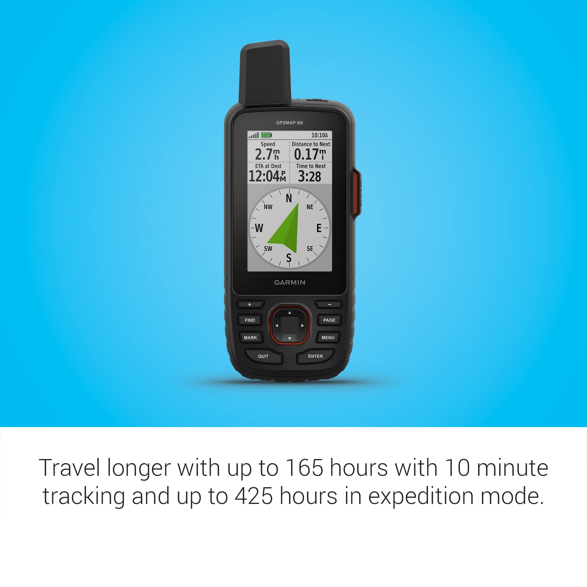 Garmin Gpsmap 67I Rugged Gps Handheld With Inreach Satellite Technology, Two-Way Messaging, Interactive Sos, Mapping