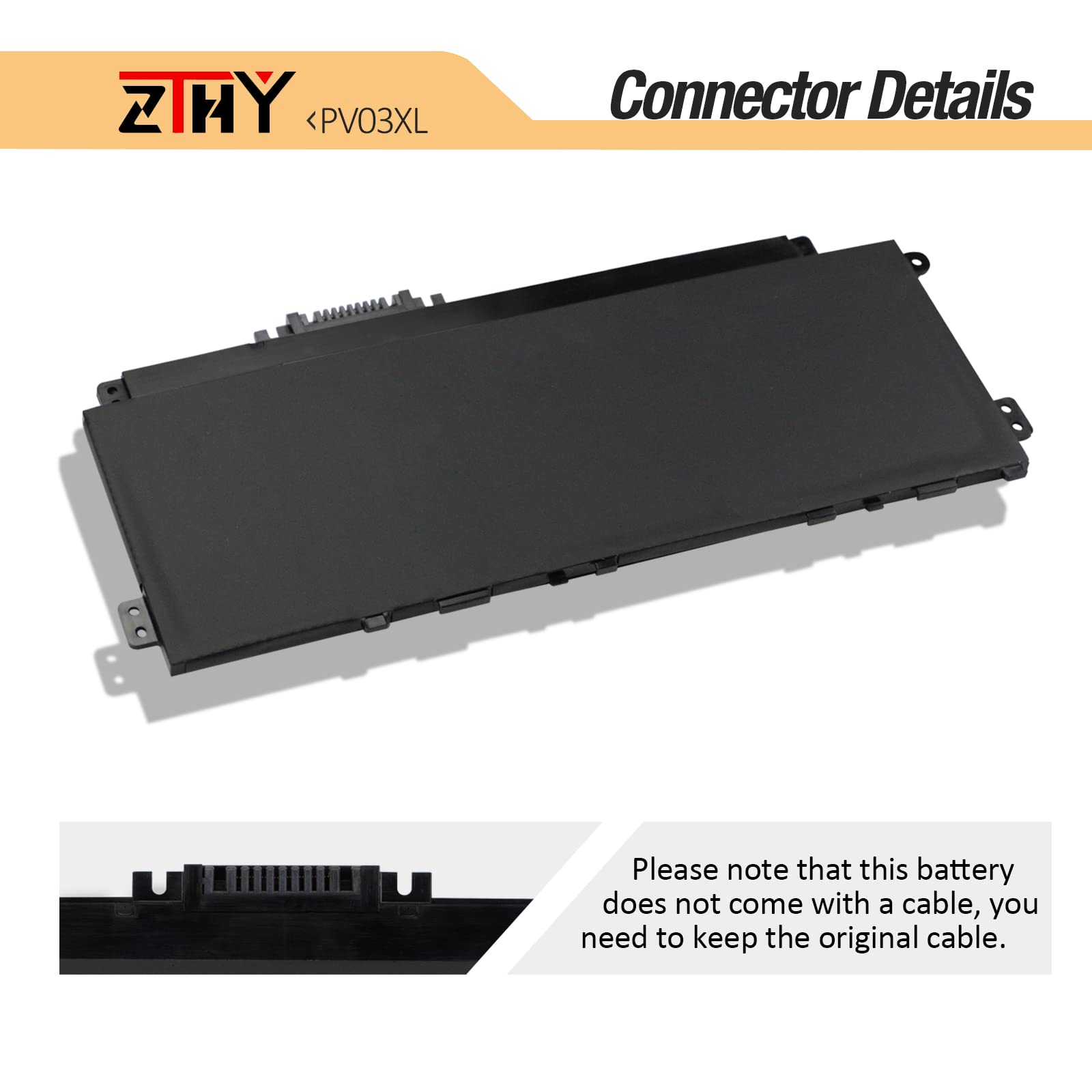 Zthy Pv03Xl Pp03Xl Laptop Battery Replacement For Hp Pavilion X360 13 Bb 14 Dv 14 Dw 14M Dw 14 Dk 13 Bb0Xxx 14 Dv0Xxx 14 Dw0Xxx