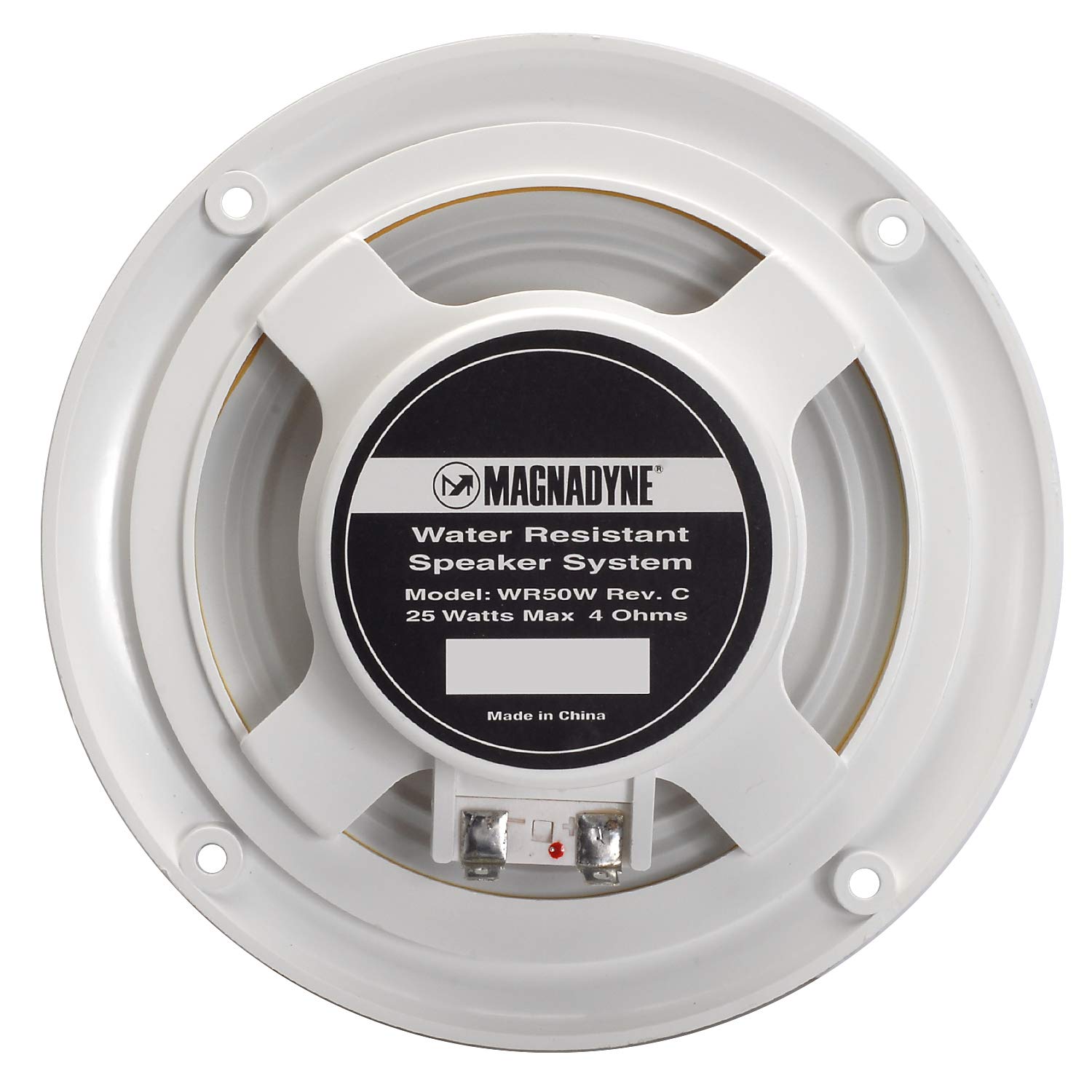 Magnadyne 5� Water Resistant Slim Profile Dual Cone Speakers For Rv�S, Boats, Outdoors   Pair