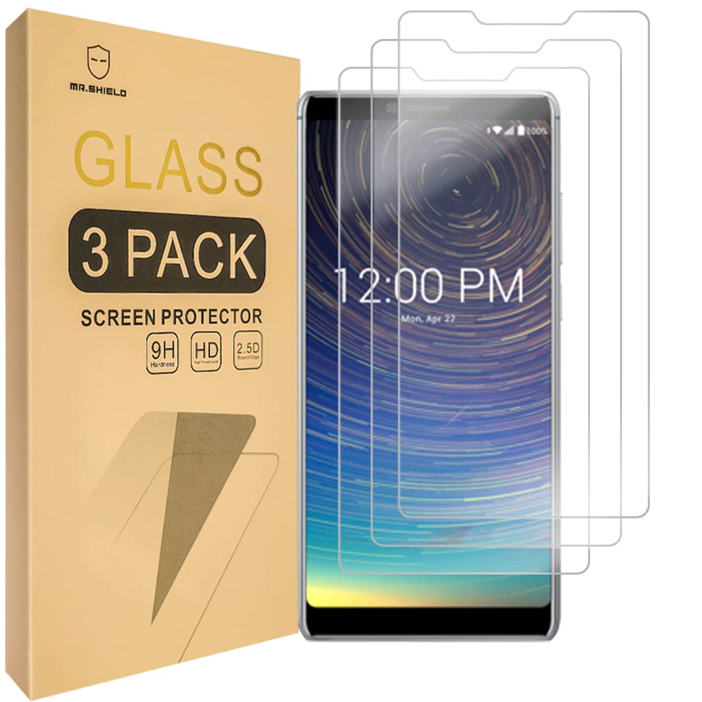 Mr.Shield [3 Pack] Designed For Coolpad Legacy [Tempered Glass] Screen Protector With Lifetime Replacement