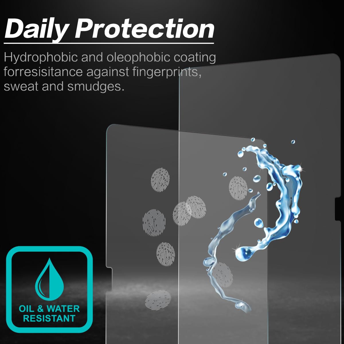 Machizut 2 Packs Tempered Glass Screen Protector Compatible With Teclast P40Hd 10.1 Inch Tablet