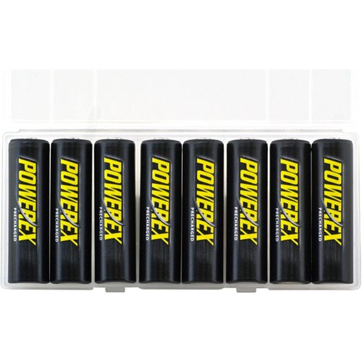 Powerex Low Self Discharge Precharged Aa Rechargeable Nimh Batteries, (Mh 8Aap Bh)