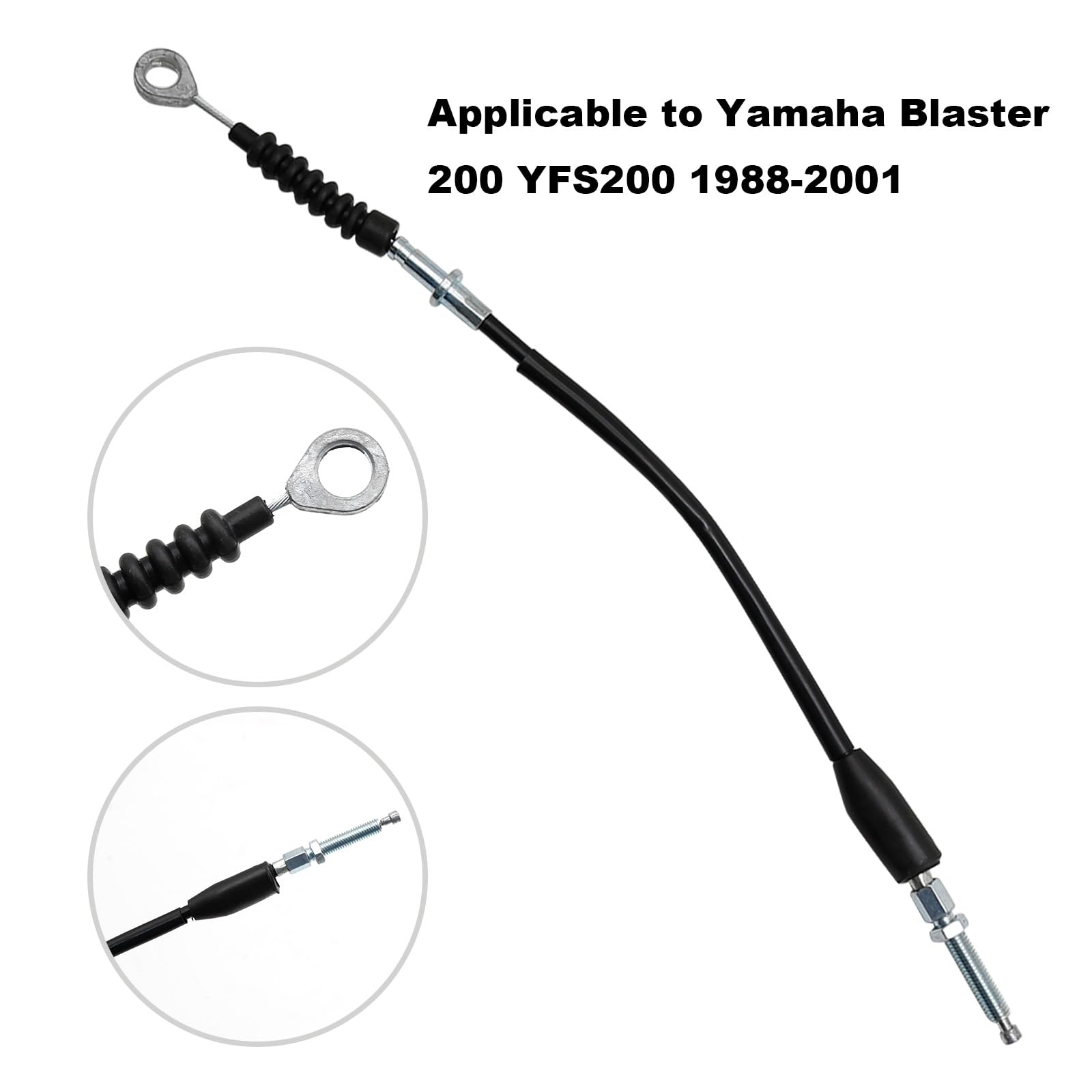 Vkinman Replacement Rear Brake Cable Kit For Yamaha Blaster 200 Yfs200 1988 2001