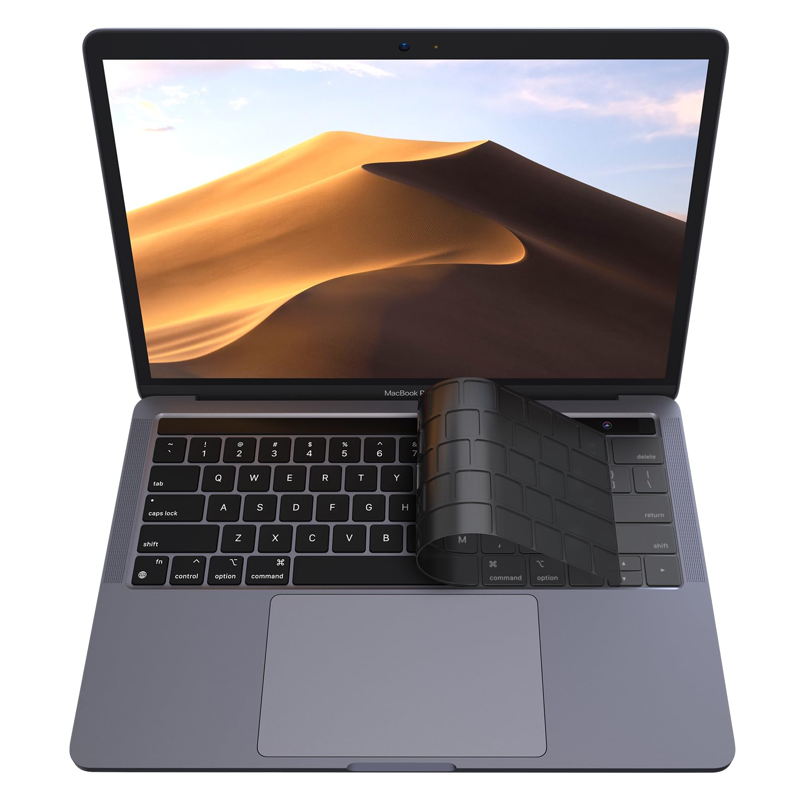 Soonjet Premium Ultra Thin Keyboard Cover Protector, Compatible With Macbook Pro With Touch Bar 13'' And 15'' (2016 2017 2018 20