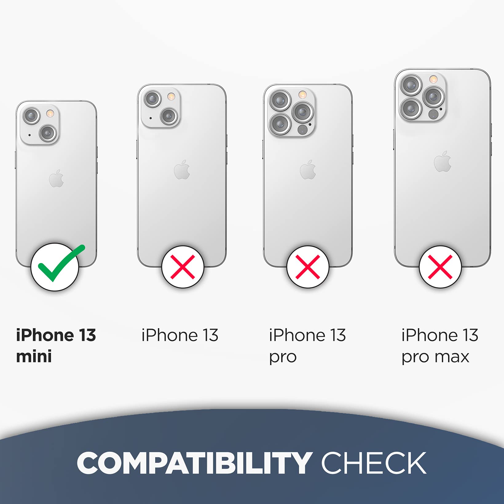 Encased Duraclip Designed For Iphone 13 Mini Belt Clip Case (2021) Slim Phone Cover With Holster (Black)