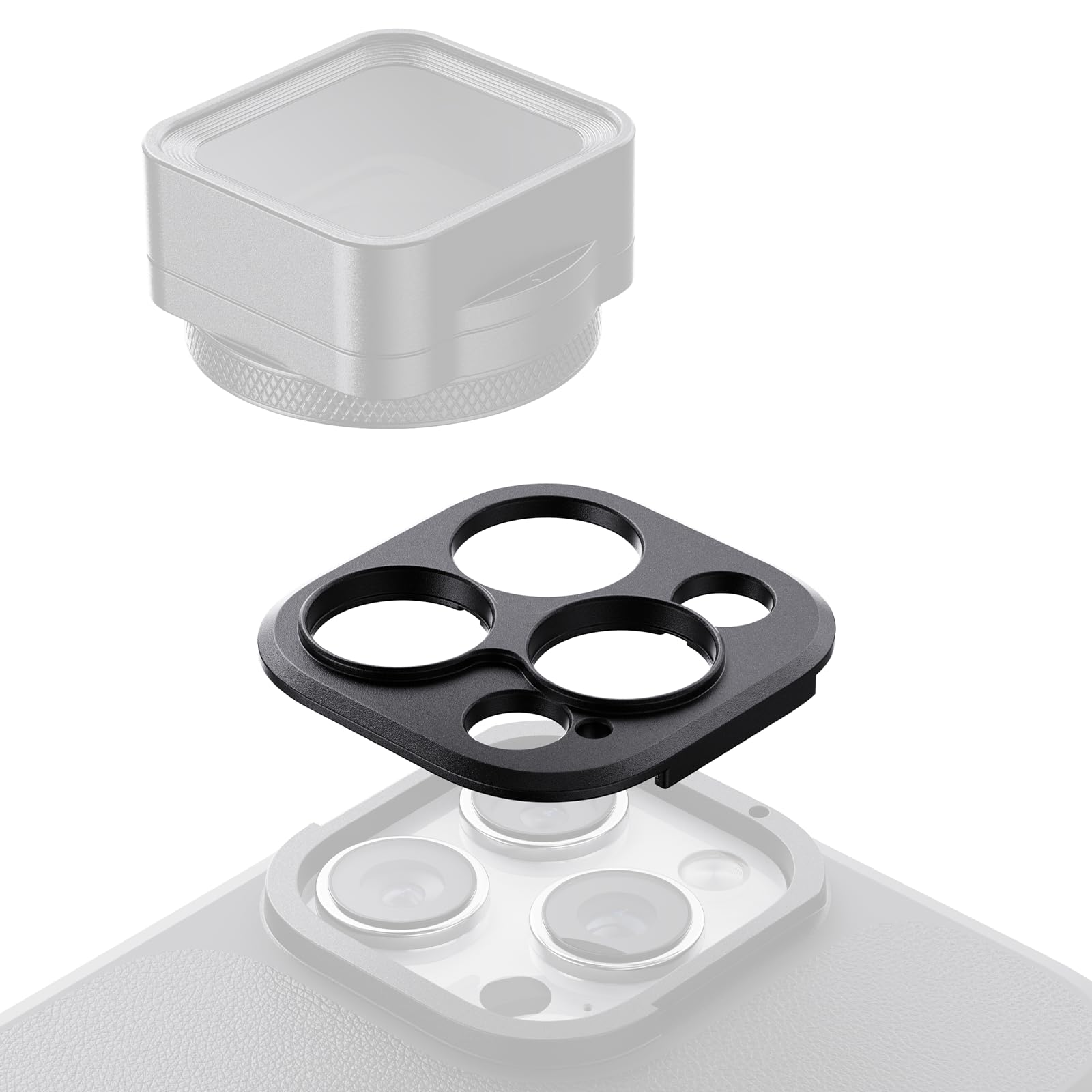 SmallRig FilMov 17mm Threaded Lens Mount Plate for iPhone 16 Series Cases, Only for SmallRig Phone Case 16 Series (4987 & 4988) 