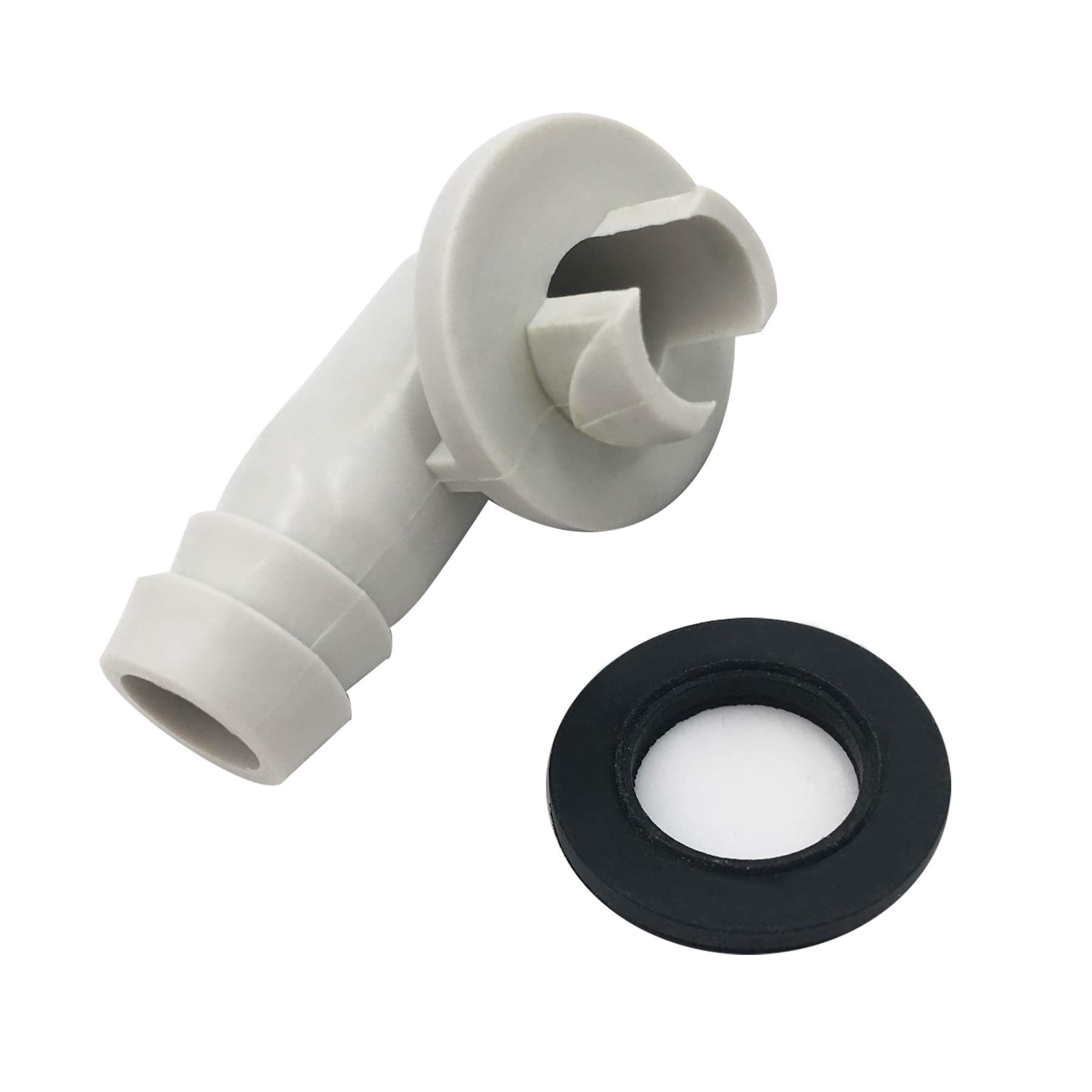 Air Jade 3/5 Inch(15Mm) Air Conditioner Drain Hose Connector Elbow Fitting With Rubber Ring, Universal Fit Mini Split Ac Unit An