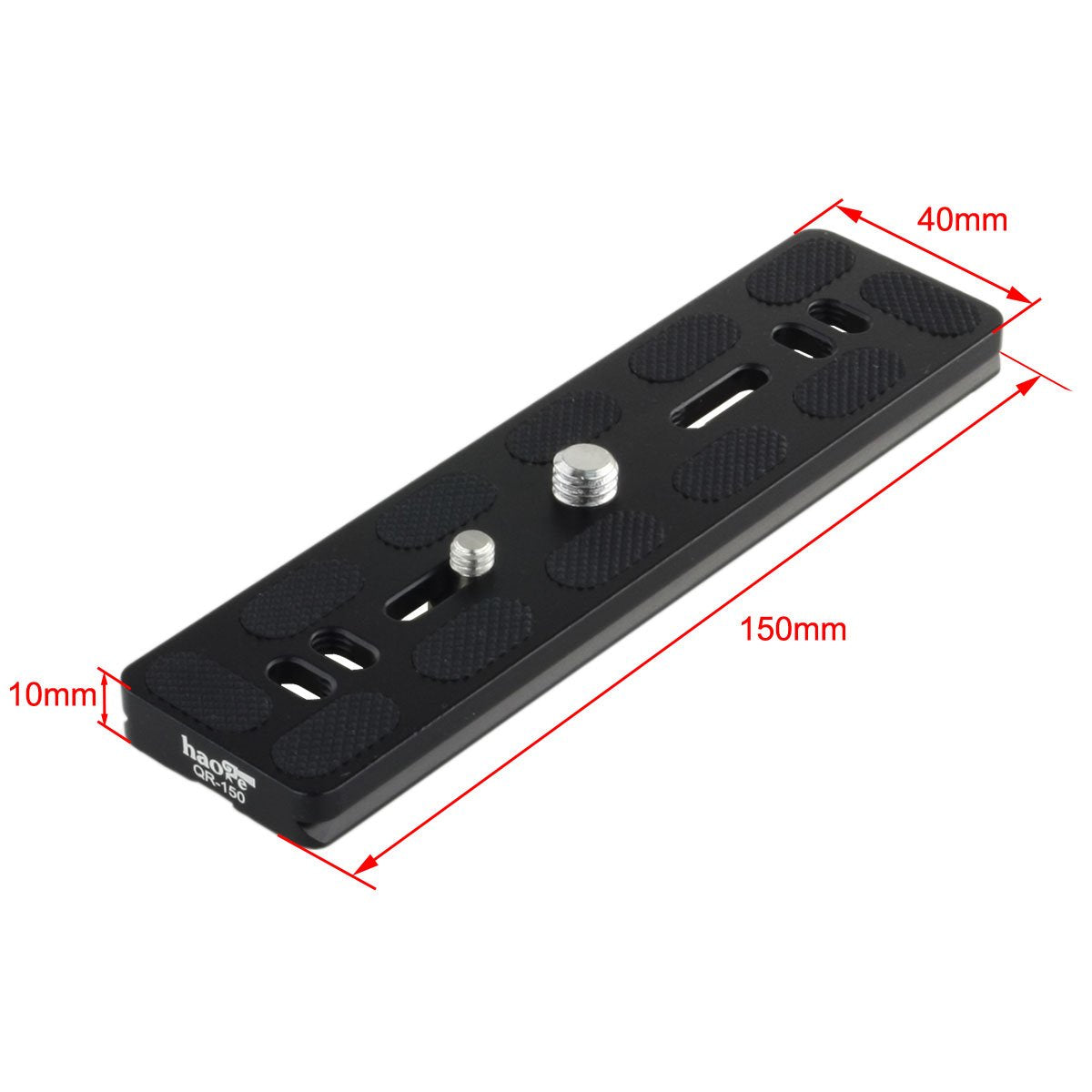 Haoge 150Mm Qr Quick Release Plate Dual Dovetail And D Ring Screw Fits Arca Swiss Standard For Tripod Ball Head