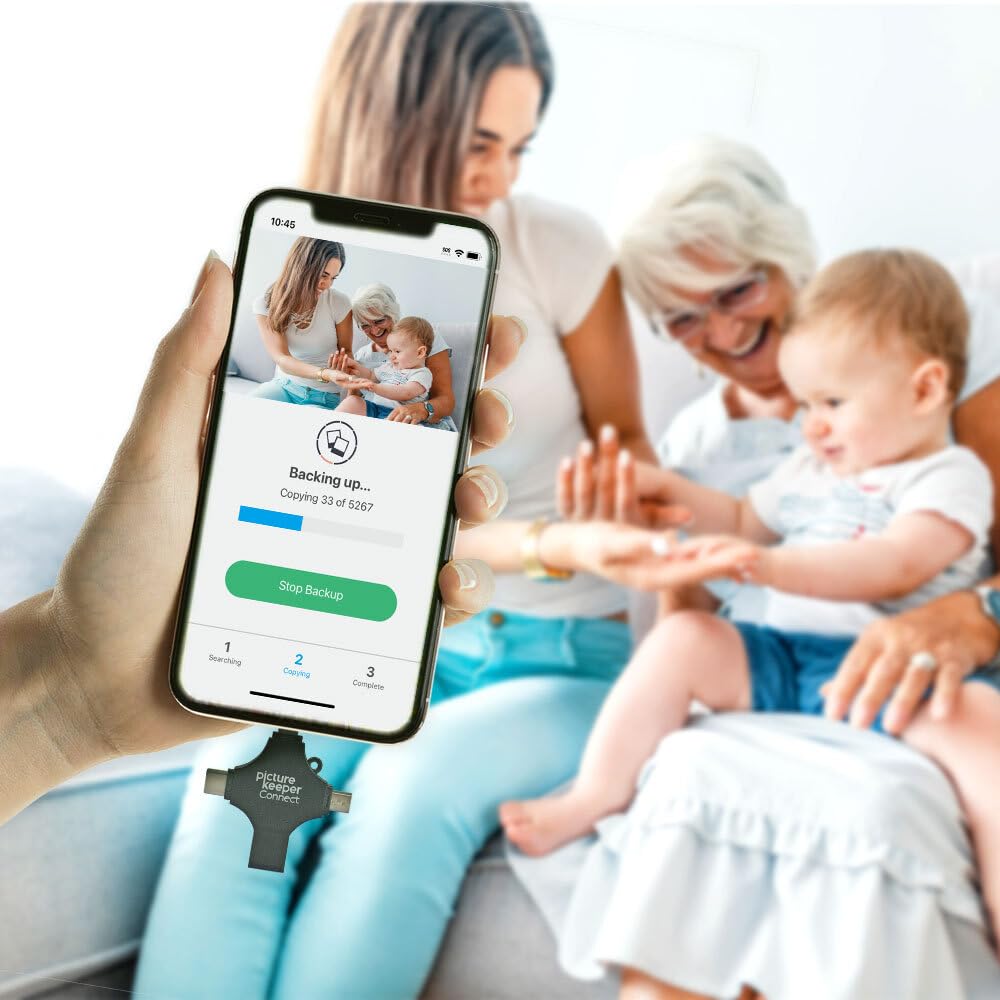 Picture Keeper Connect Photo & Video Usb Flash Drive For Apple, Android & Pc Devices, 64Gb Thumb Drive