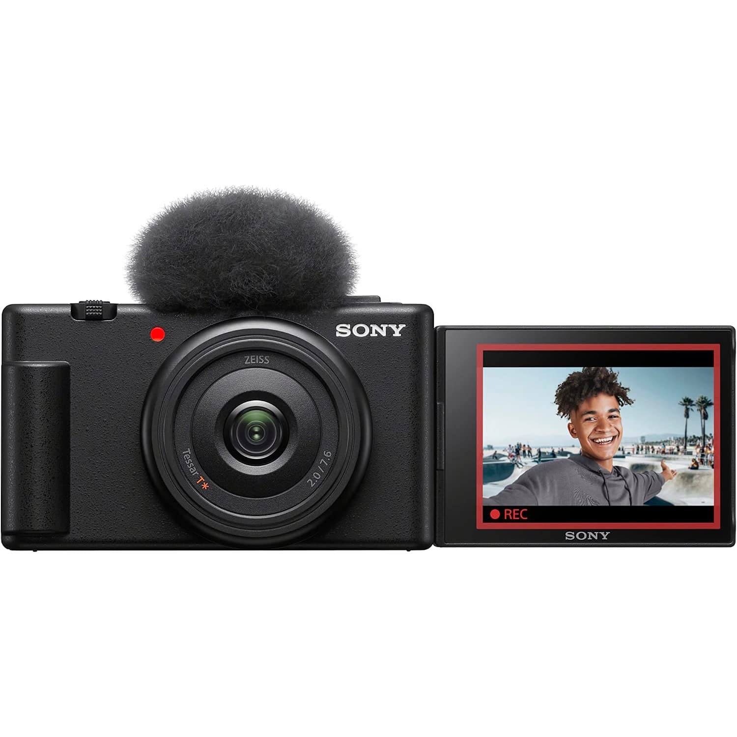 Sony Zv-1F Vlog Camera With 4K Video & 20.1Mp For Content Creators And Vloggers Black Zv-1F/B | Official Sony Usa Partner Model