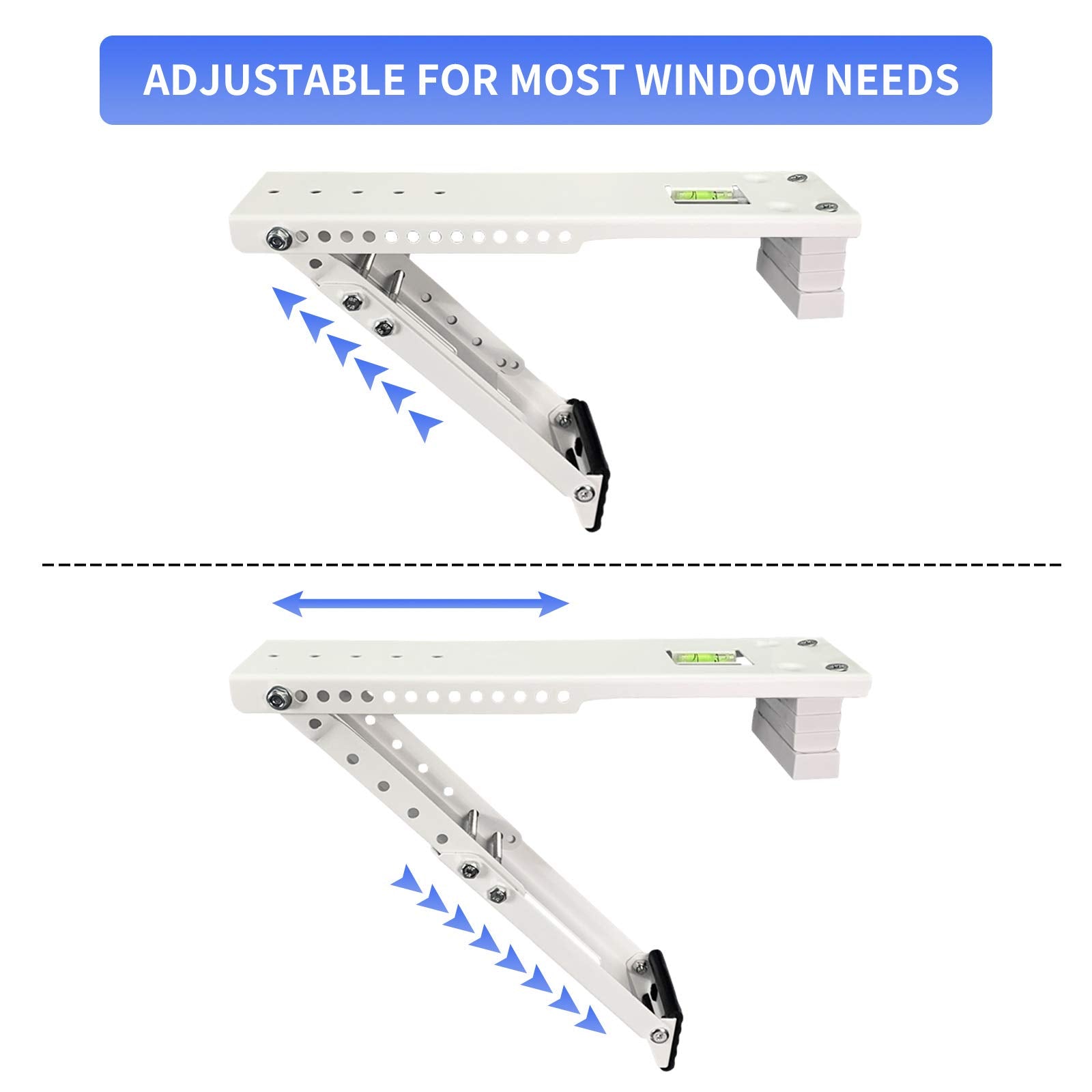 Jeacent Ac Window Air Conditioner Support Bracket Light Duty, Up To 85 Lbs