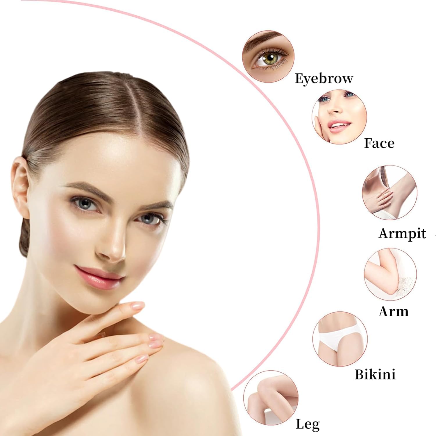 Generation 2 Replacement Heads For Flawless Facial Hair Remover Compatible With Flawless Replacement Heads,Fit For Flawless Repl