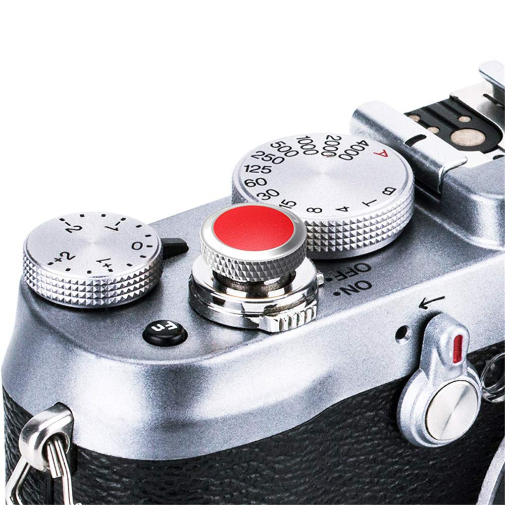 Soft Shutter Release Button Cap for Fujifilm X Half X-M5 XM5 X100VI XT5 X-T30 II XT30 XT3 X100F X-E5 XE5 X-Pro2 X-Pro1 X-T2 X-E3