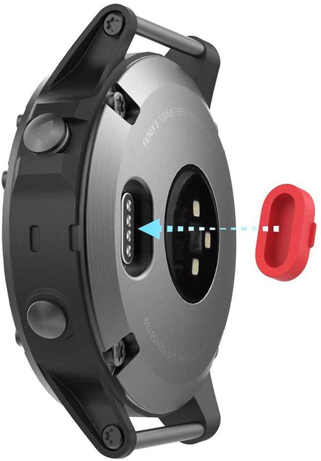 Tokerse 10 Pack Dust Plug Compatible With Garmin Fenix 7 7S 7X 6 6S 6X Pro 5 5S 5X Plus/Vivoactive 3/4/Venu Sq/Forerunner 245/935 Silicone Charger Port Protector Anti Dust Plugs Caps Cover  Multicolor