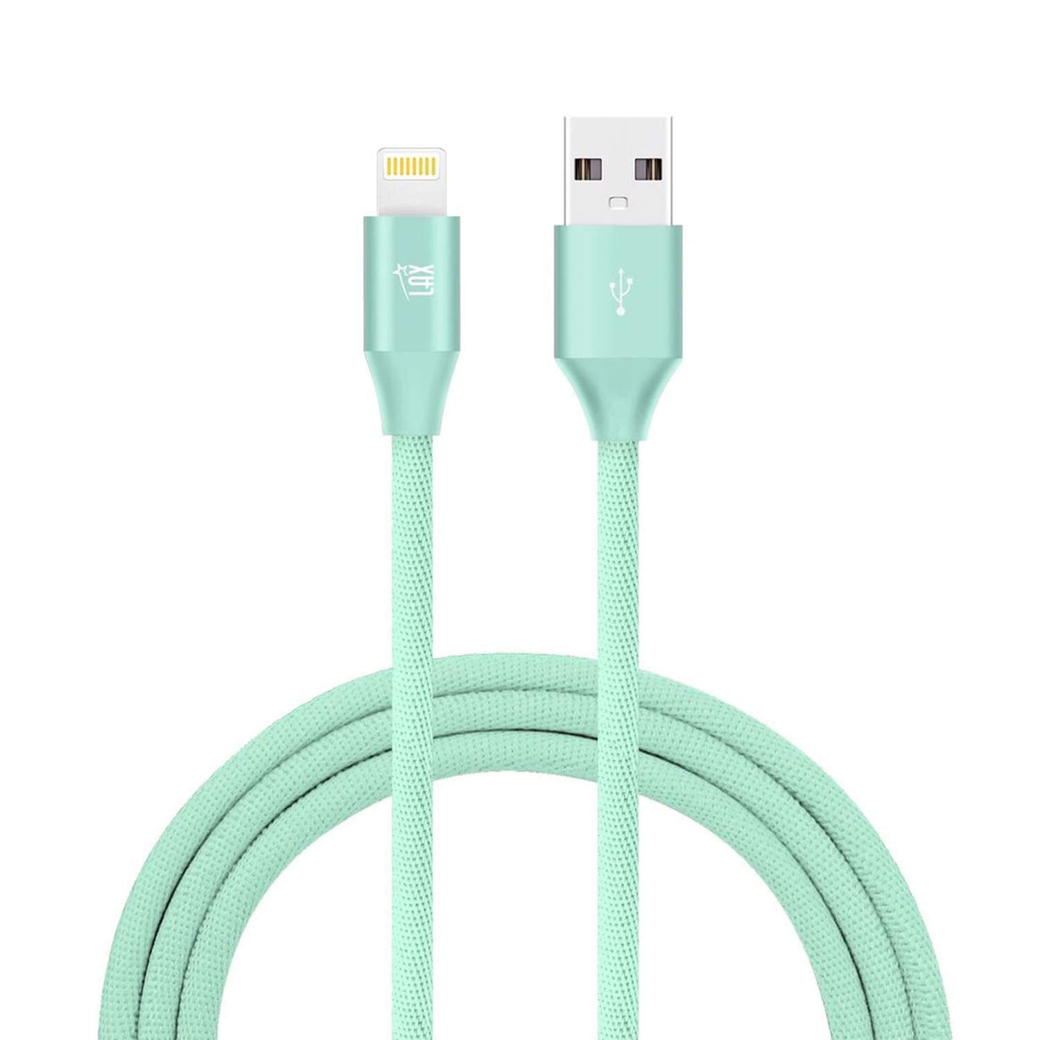 LAX iPhone Charger Lightning Cable - [Mfi Certified] Durable Braided Apple Lightning USB Cord for Latest iOS Including iPhone 11